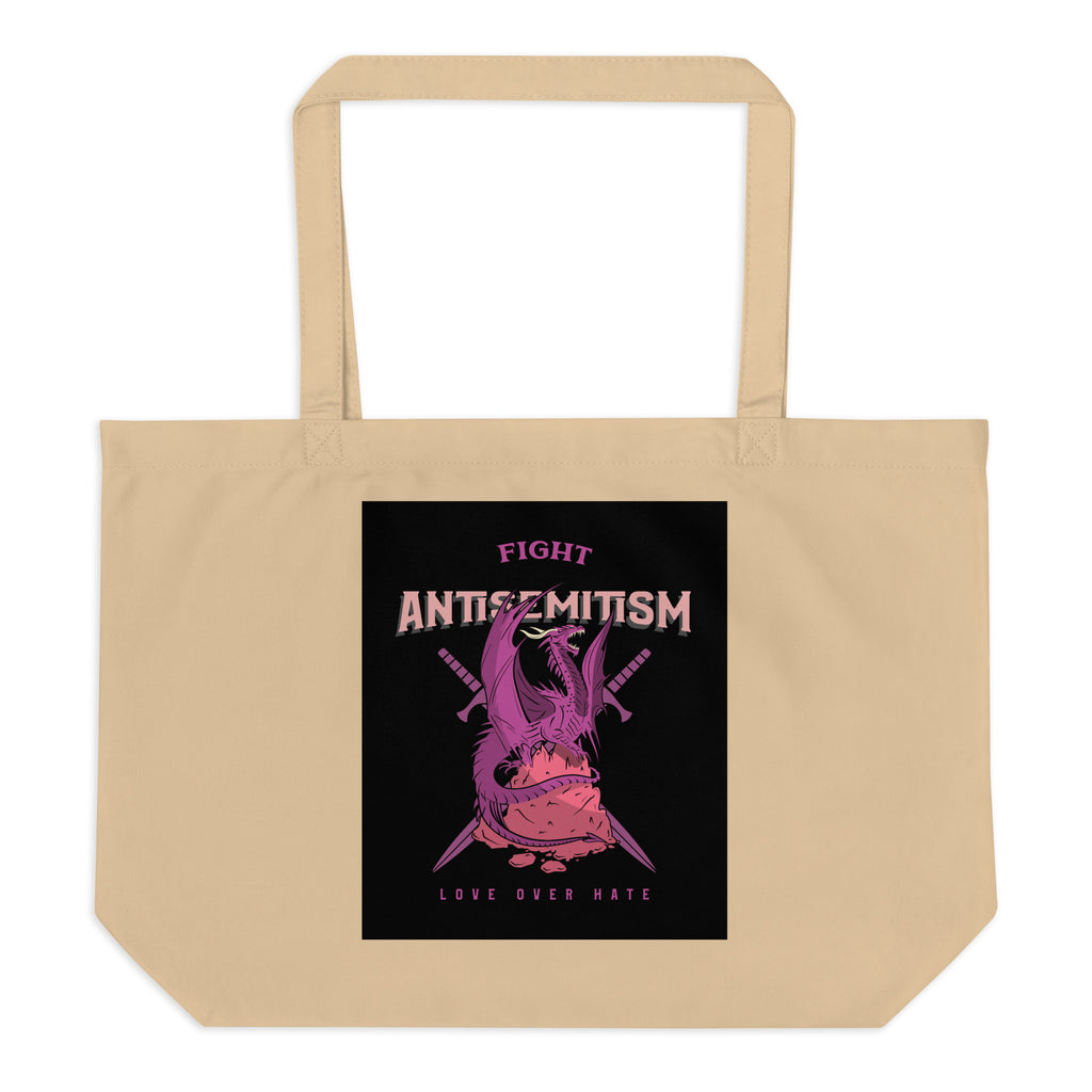 Dragon Adventure | Large Organic Tote Bag
