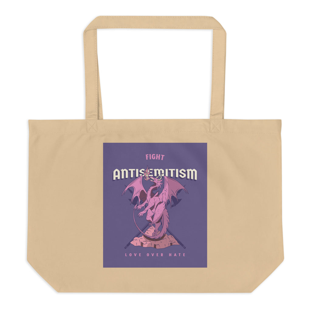 Dragon Adventure | Large Organic Tote Bag