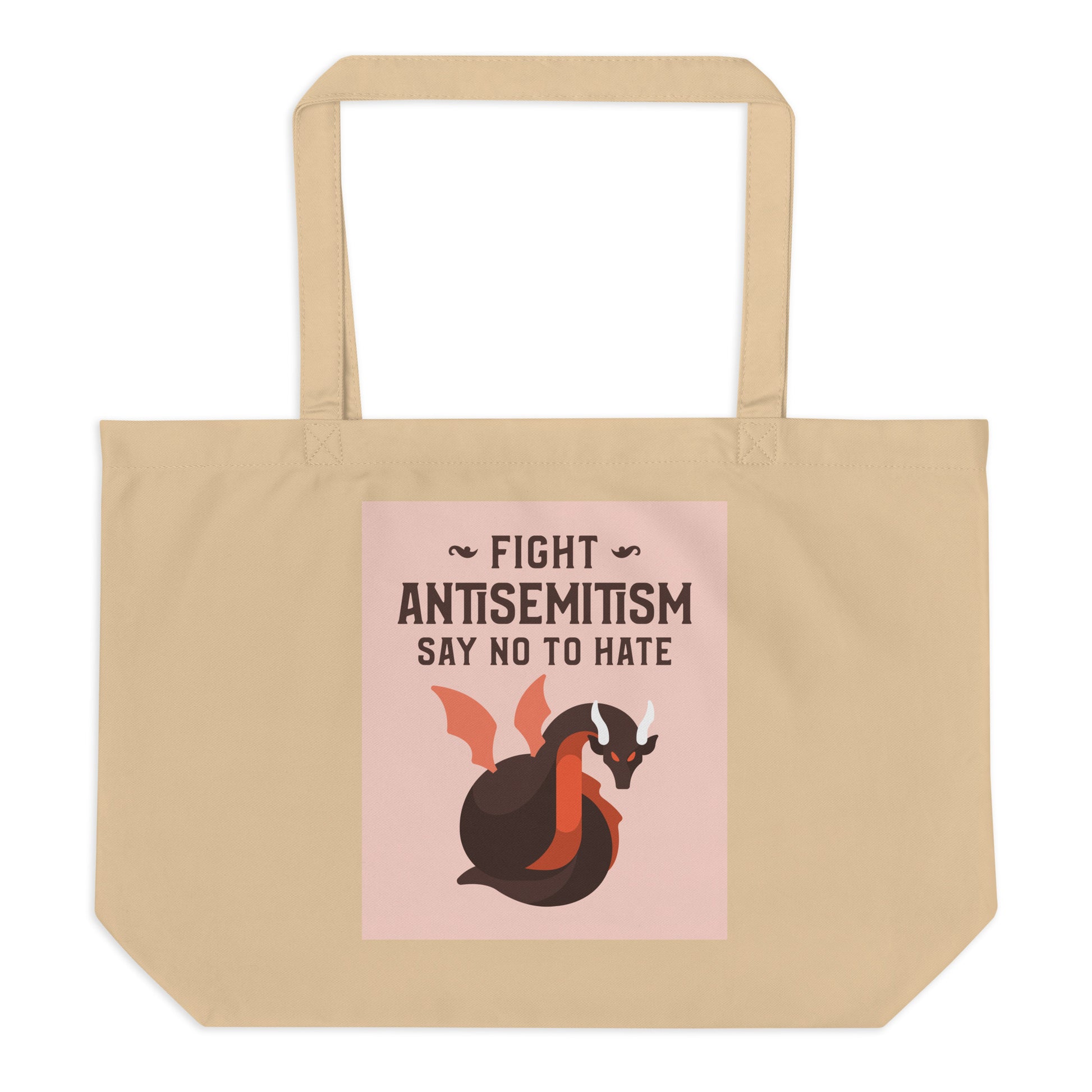 Dragon Adventure | Large Organic Tote Bag