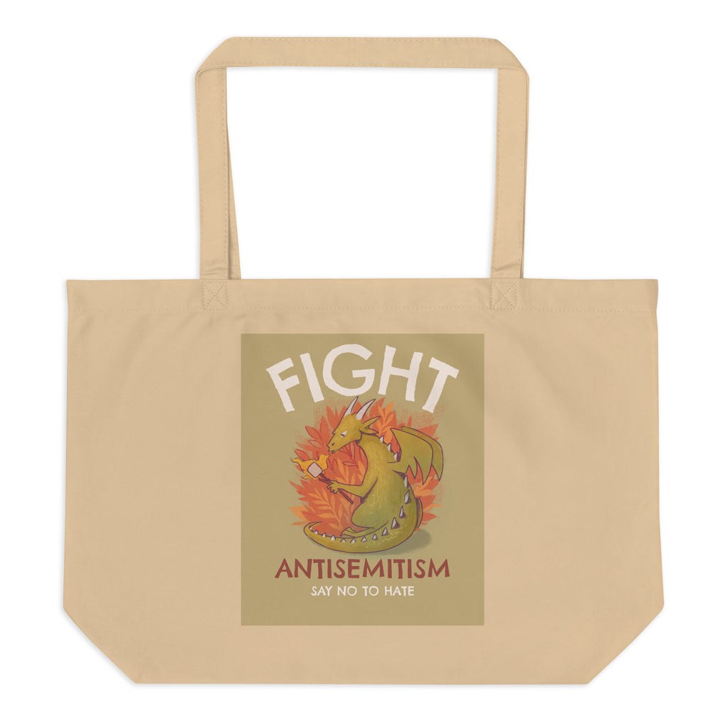 Dragon Adventure | Large Organic Tote Bag