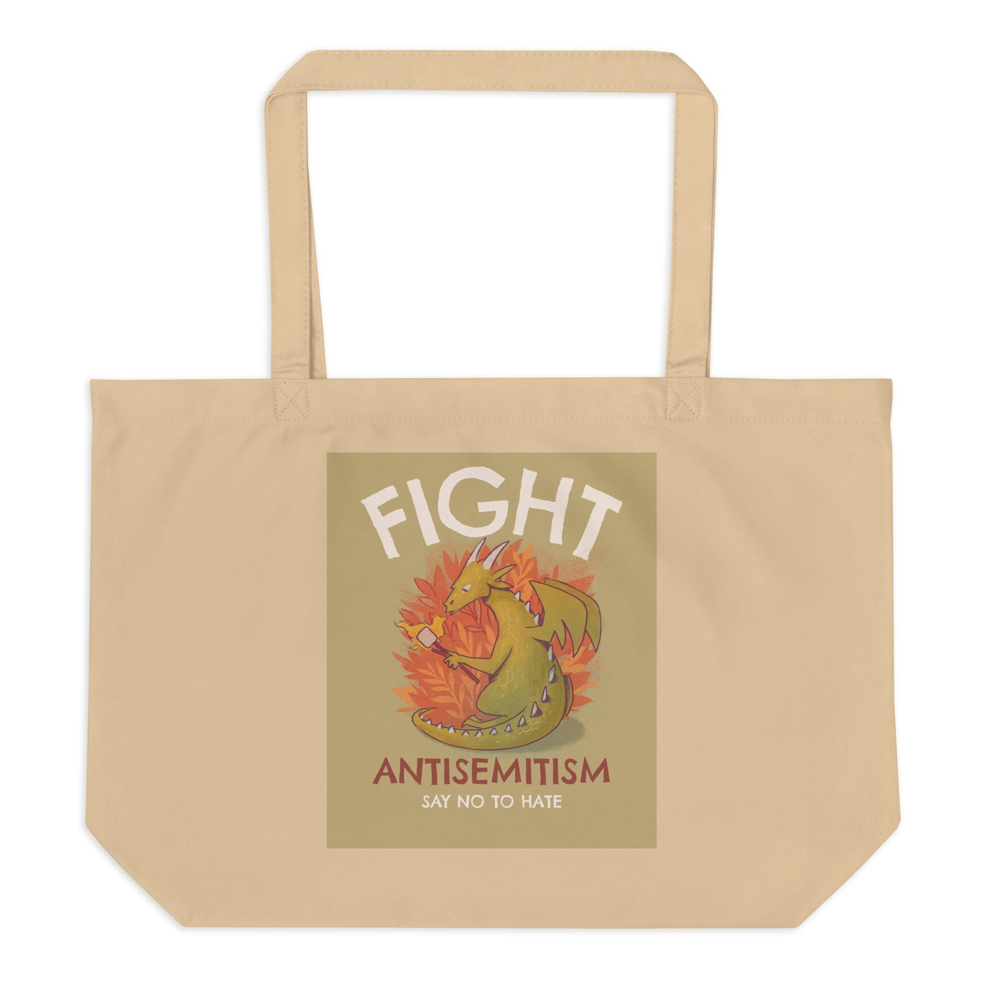 Dragon Adventure | Large Organic Tote Bag