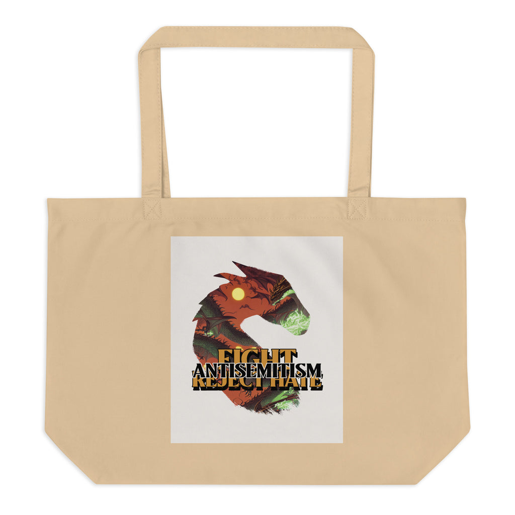 Dragon Adventure | Large Organic Tote Bag