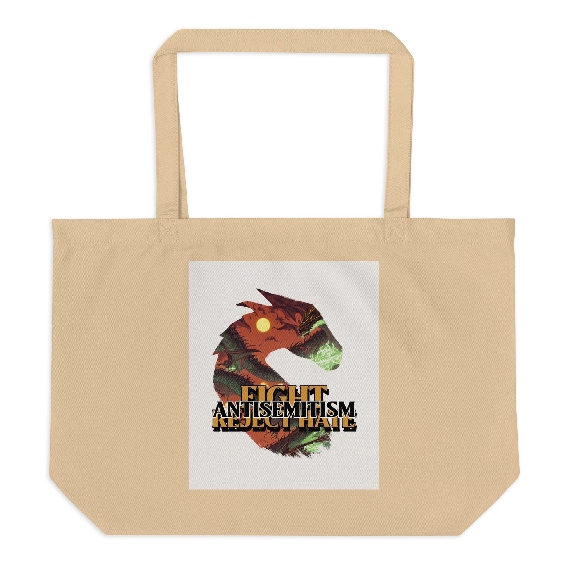Dragon Adventure | Large Organic Tote Bag
