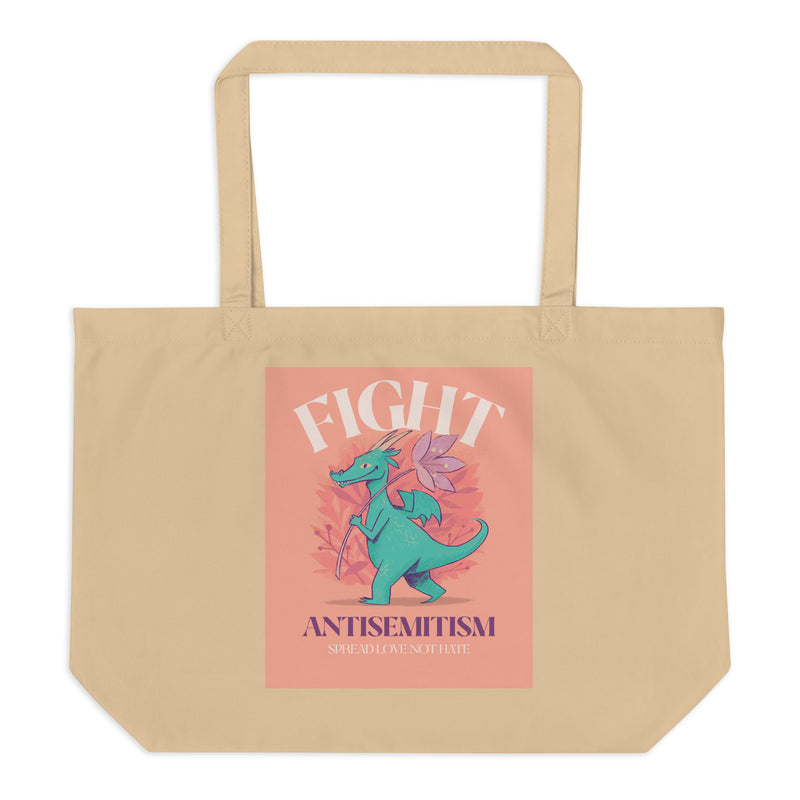 Dragon Adventure | Large Organic Tote Bag