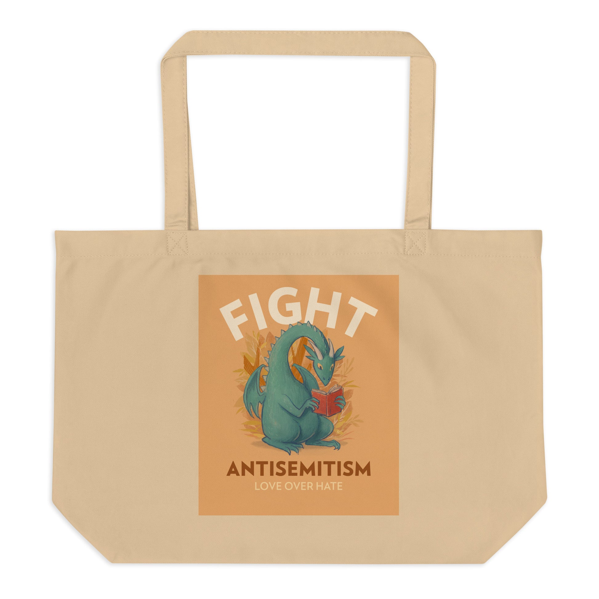 Dragon Adventure | Large Organic Tote Bag