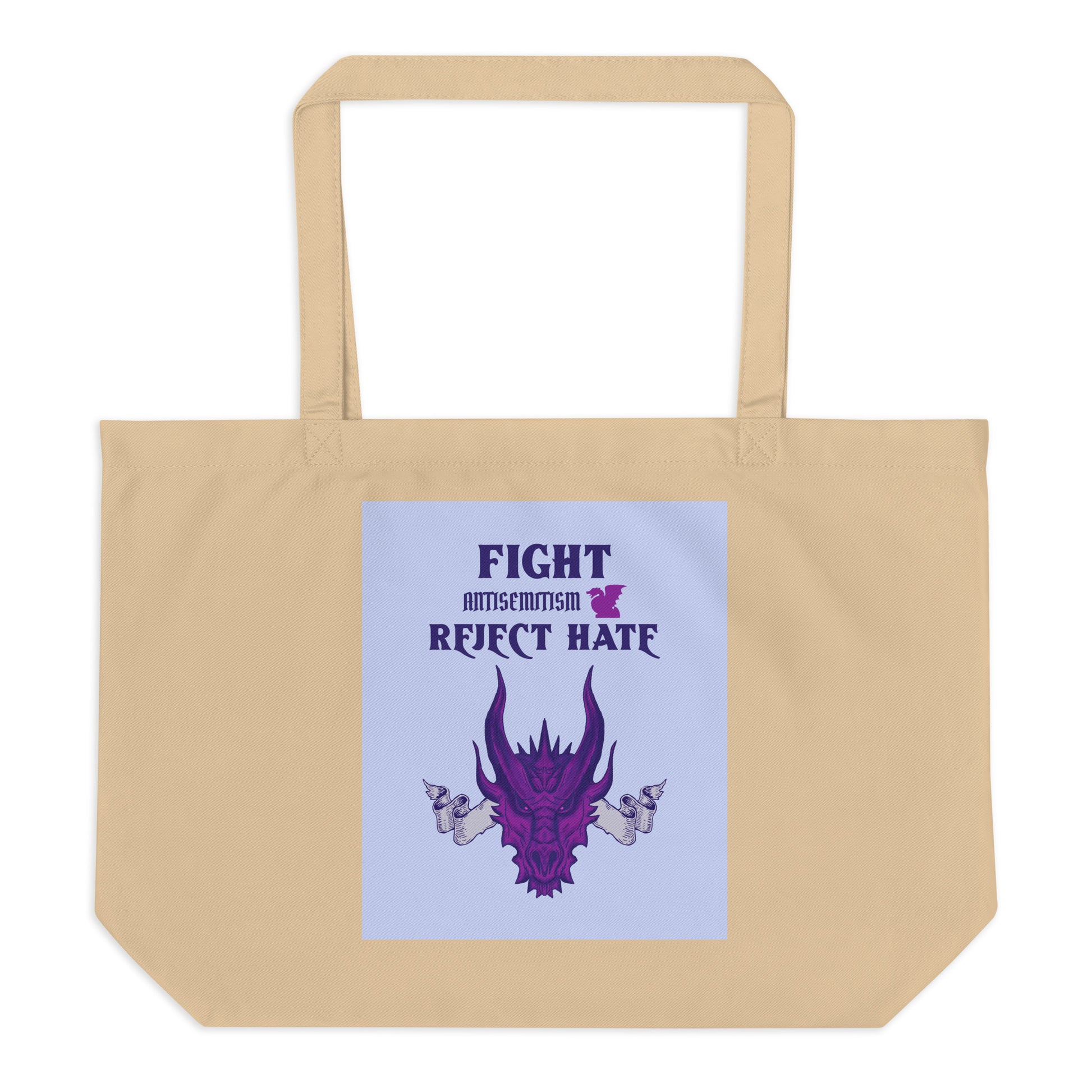Dragon Adventure | Large Organic Tote Bag