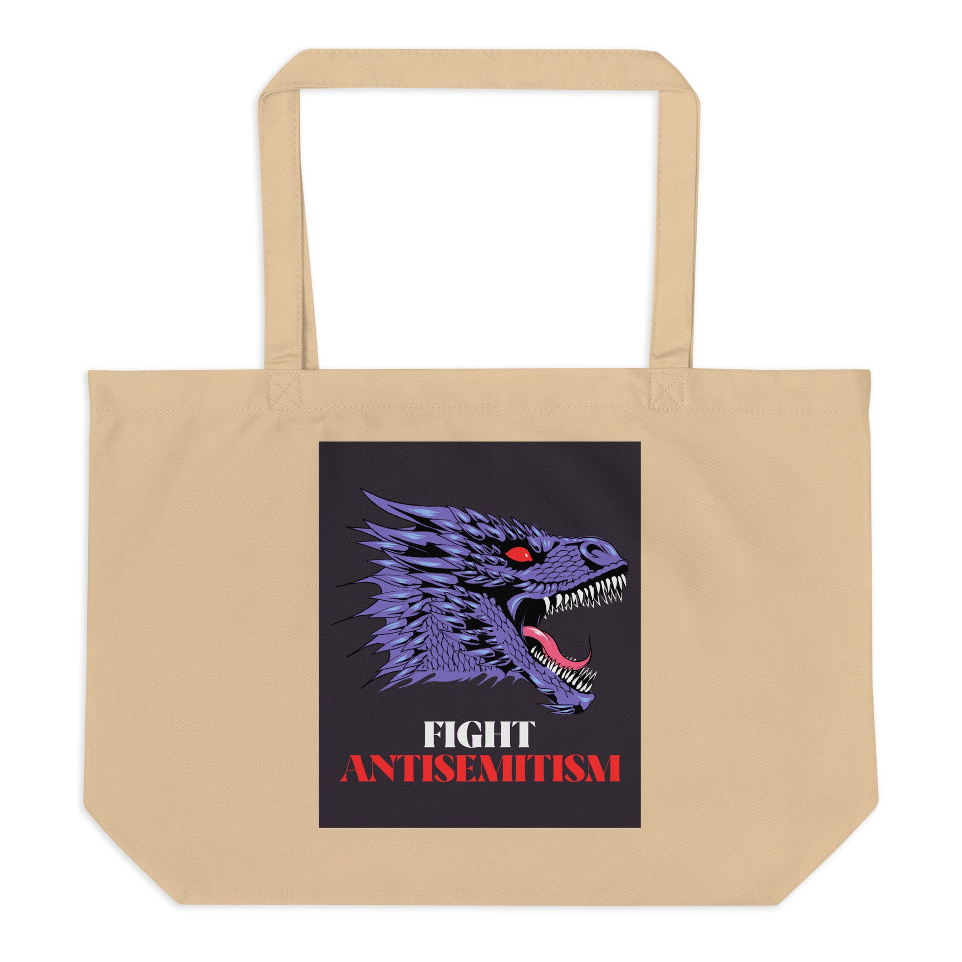 Dragon Adventure | Large Organic Tote Bag