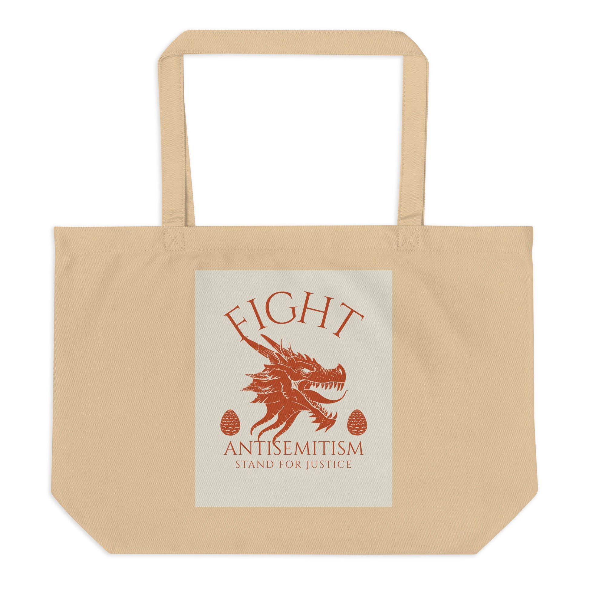 Dragon Adventure | Large Organic Tote Bag