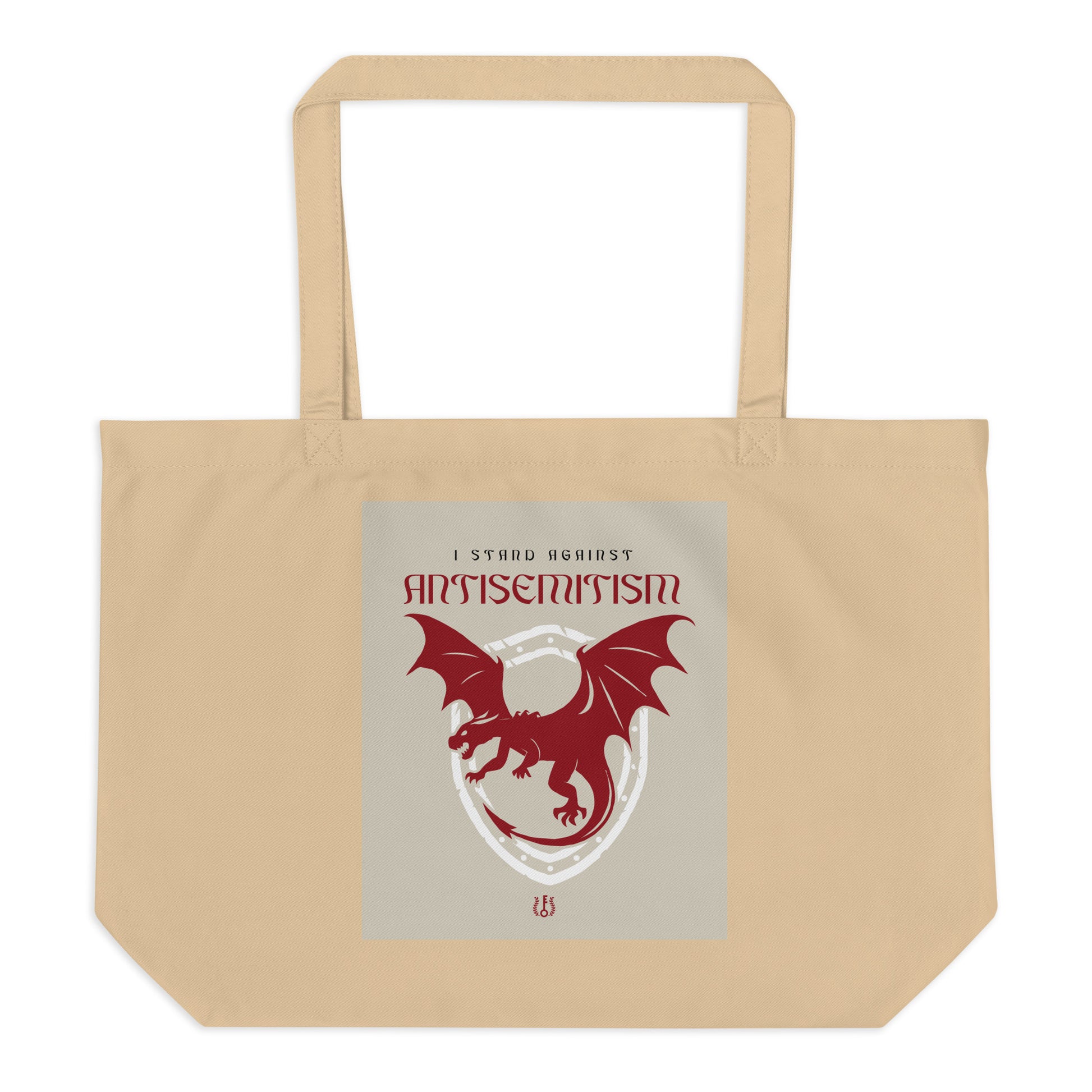 Dragon Adventure | Large Organic Tote Bag
