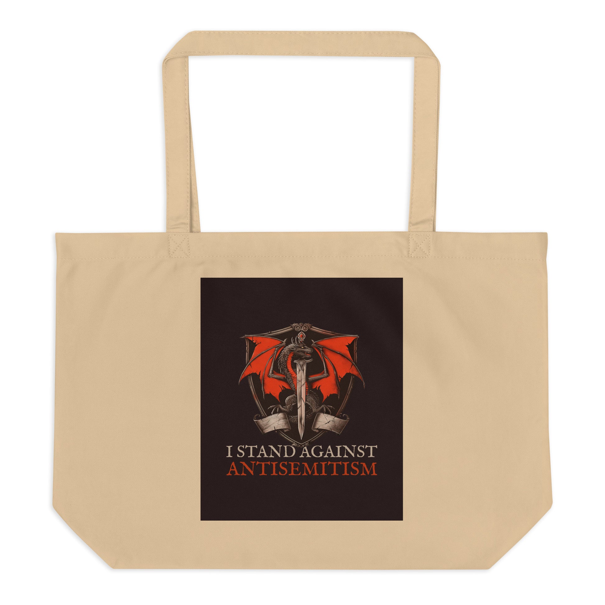 Dragon Adventure | Large Organic Tote Bag