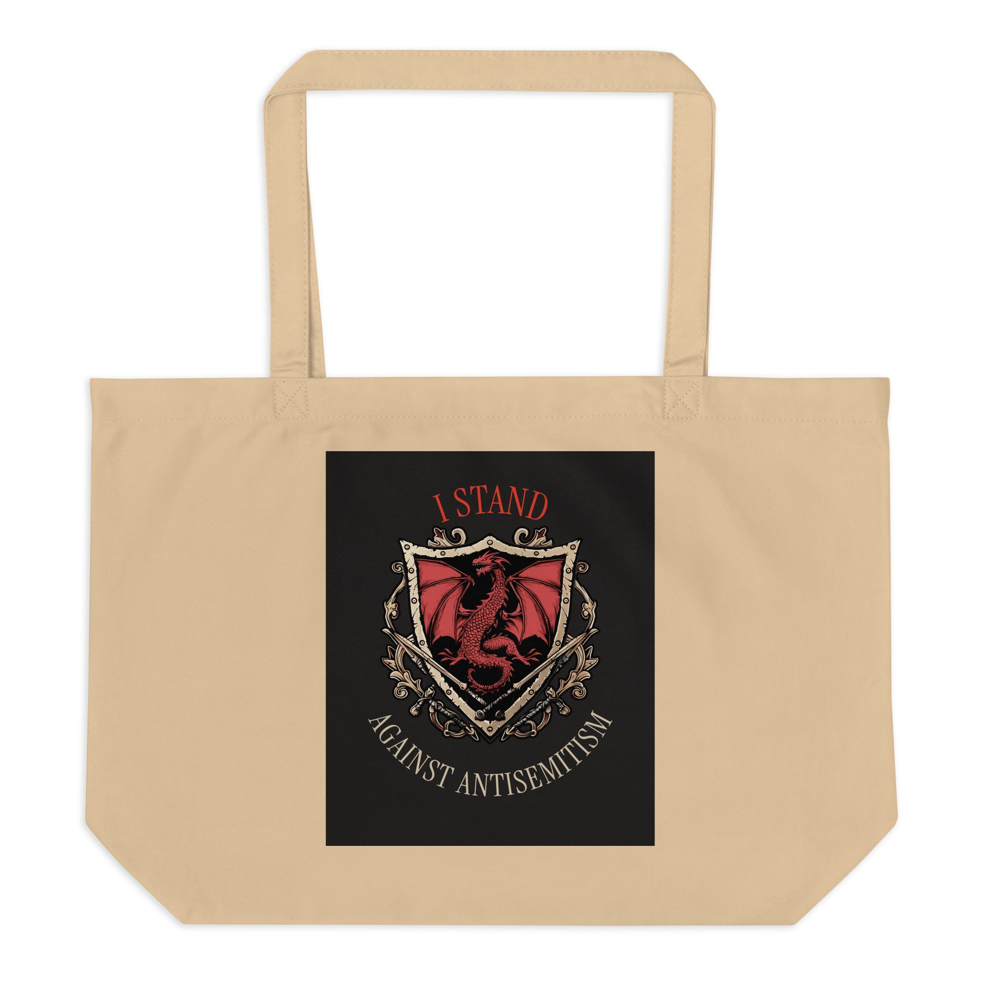 Dragon Adventure | Large Organic Tote Bag