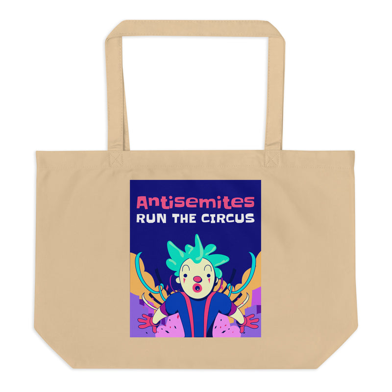 Antisemitic Clowns | Large Organic Tote Bag