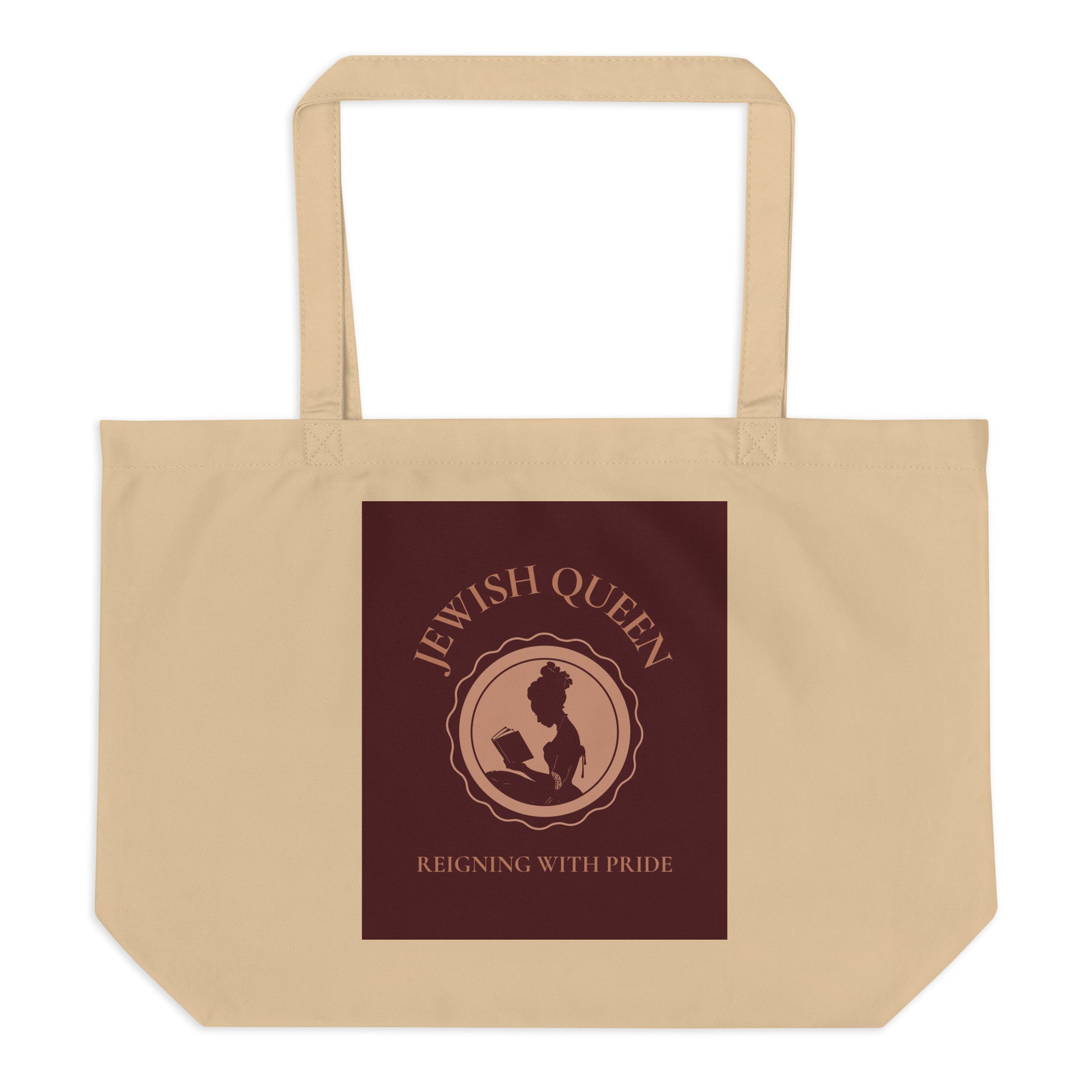 Jewish Queen | Large Organic Tote Bag