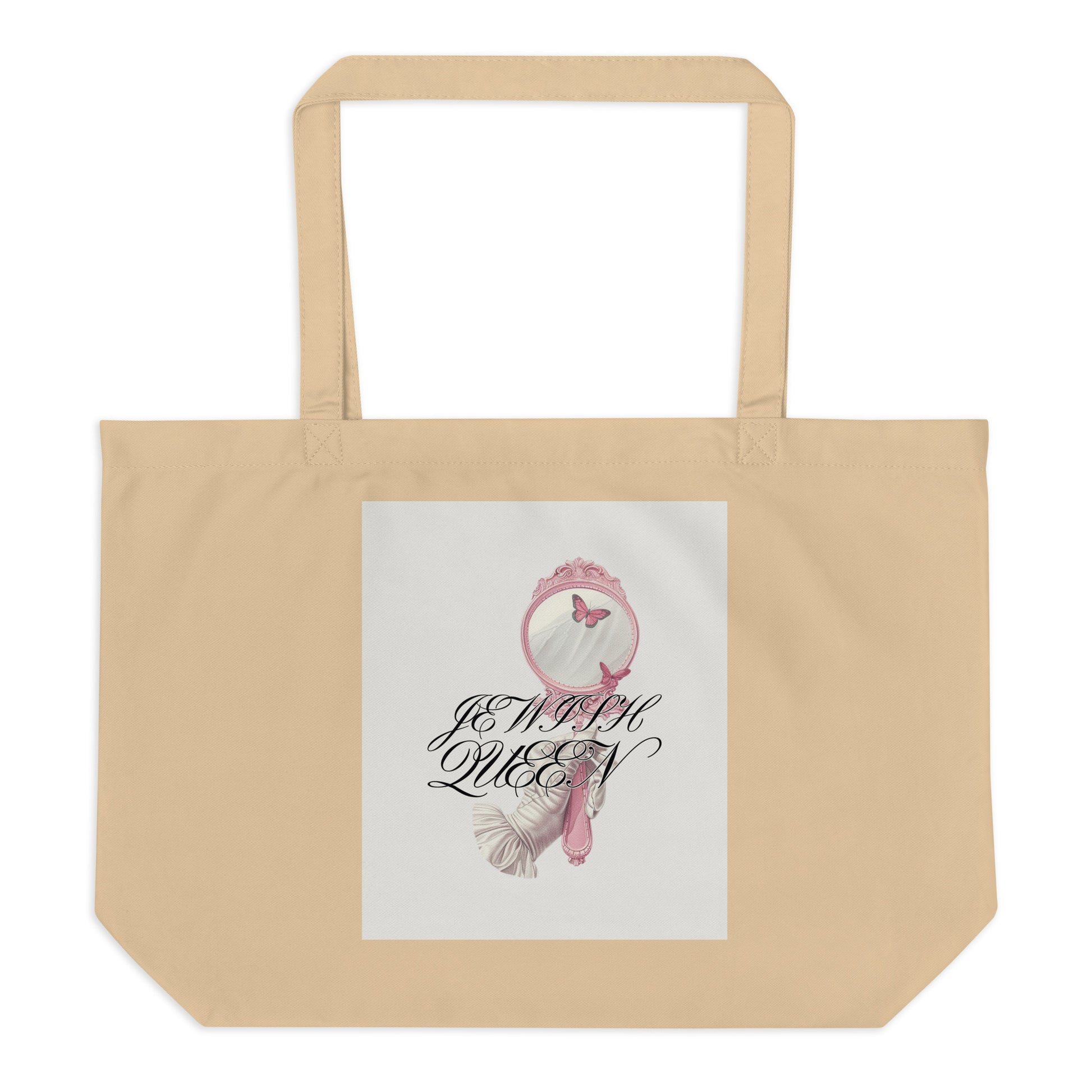 Jewish Queen | Large Organic Tote Bag