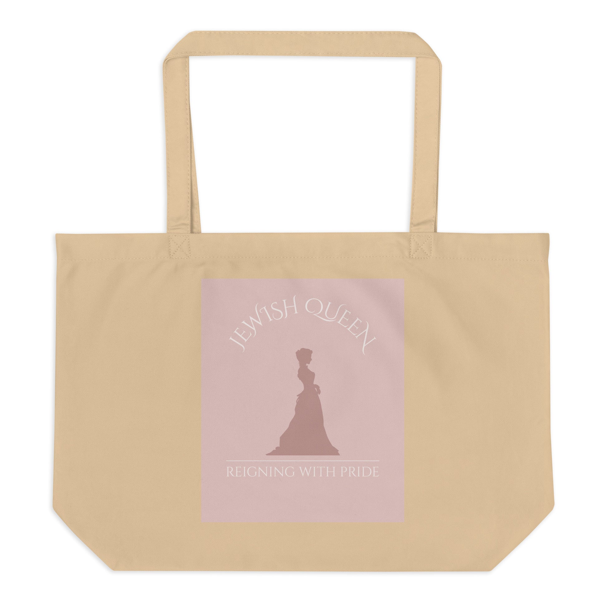 Jewish Queen | Large Organic Tote Bag