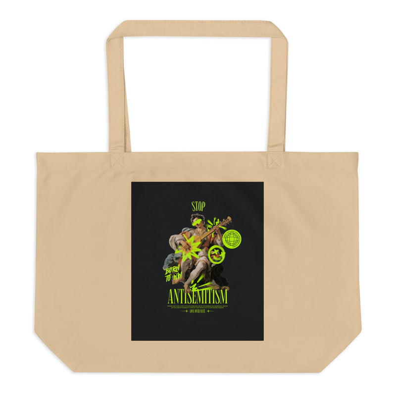 Classic Graffiti Fusion | Large Organic Tote Bag