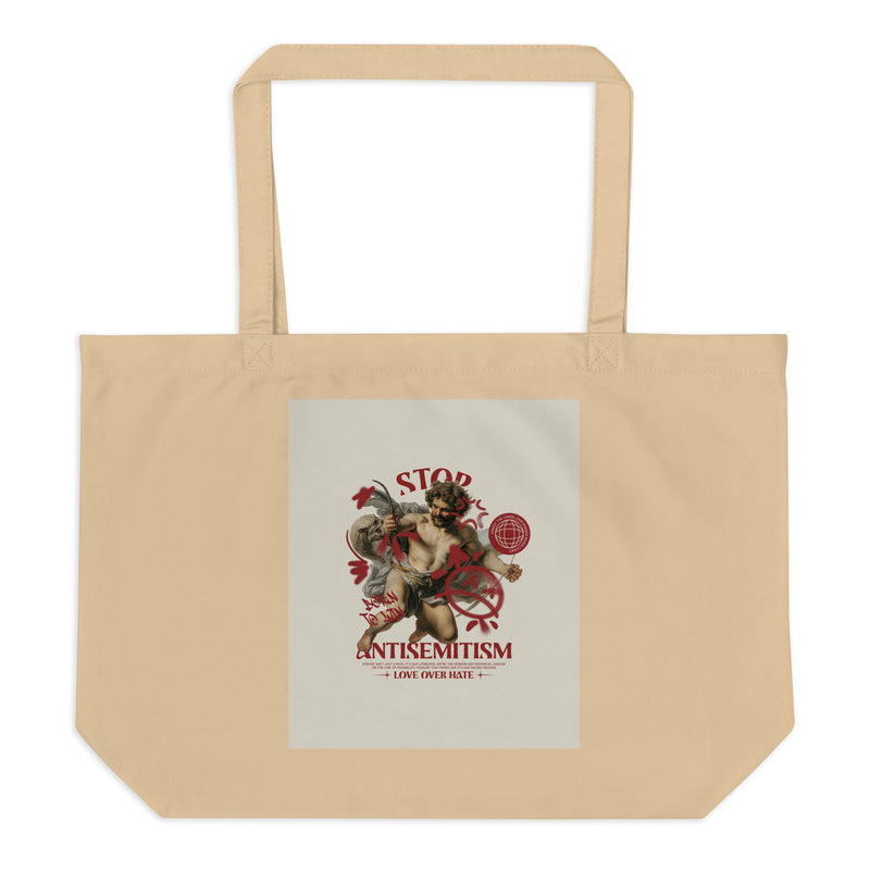 Classic Graffiti Fusion | Large Organic Tote Bag