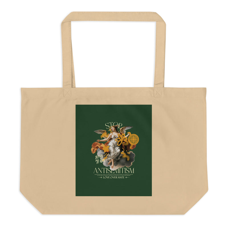 Classic Graffiti Fusion | Large Organic Tote Bag