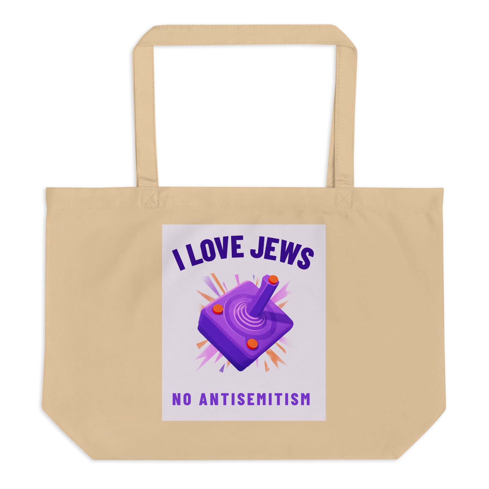 All In For Jews | Large Organic Tote Bag Jouparty