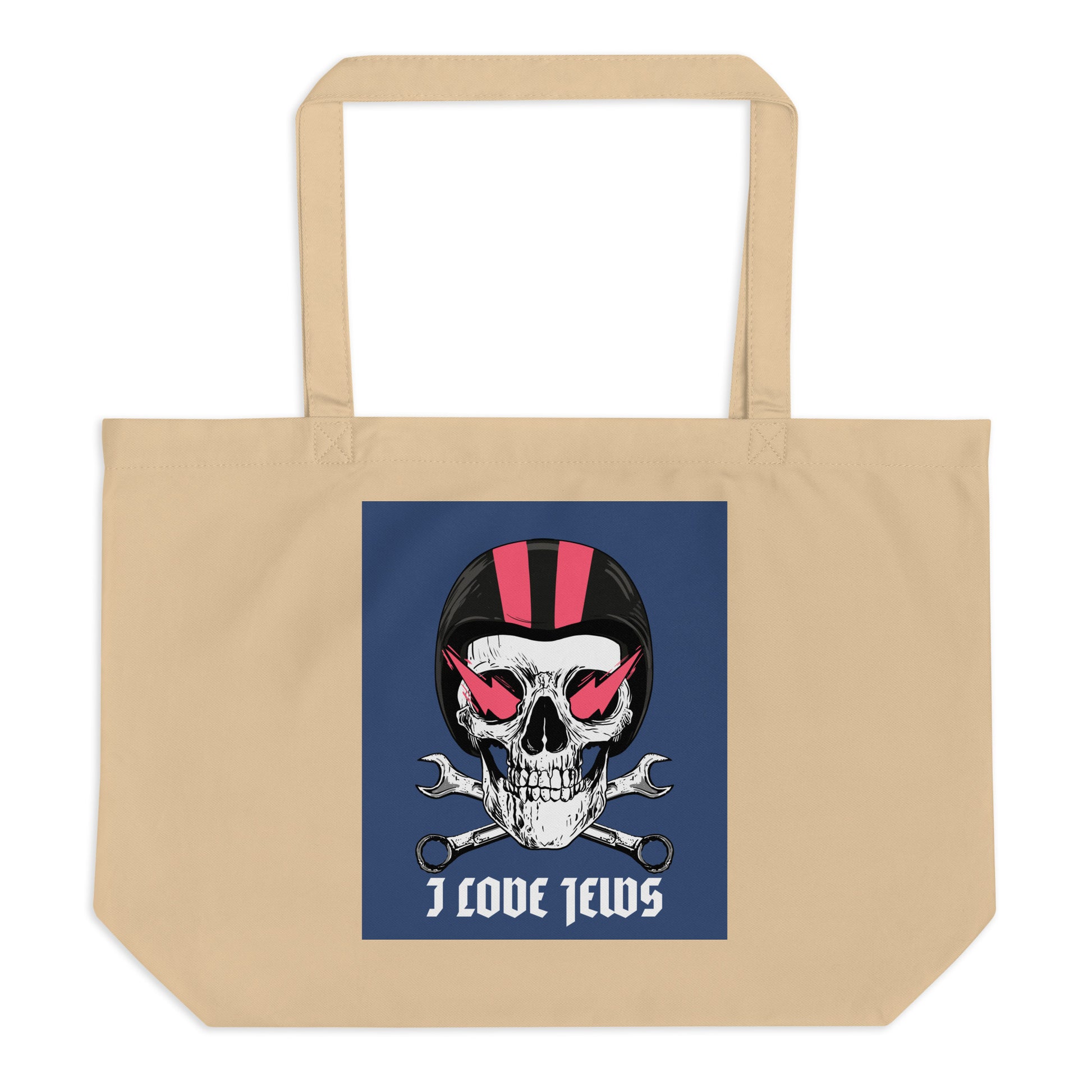 All In For Jews | Large Organic Tote Bag Jouparty