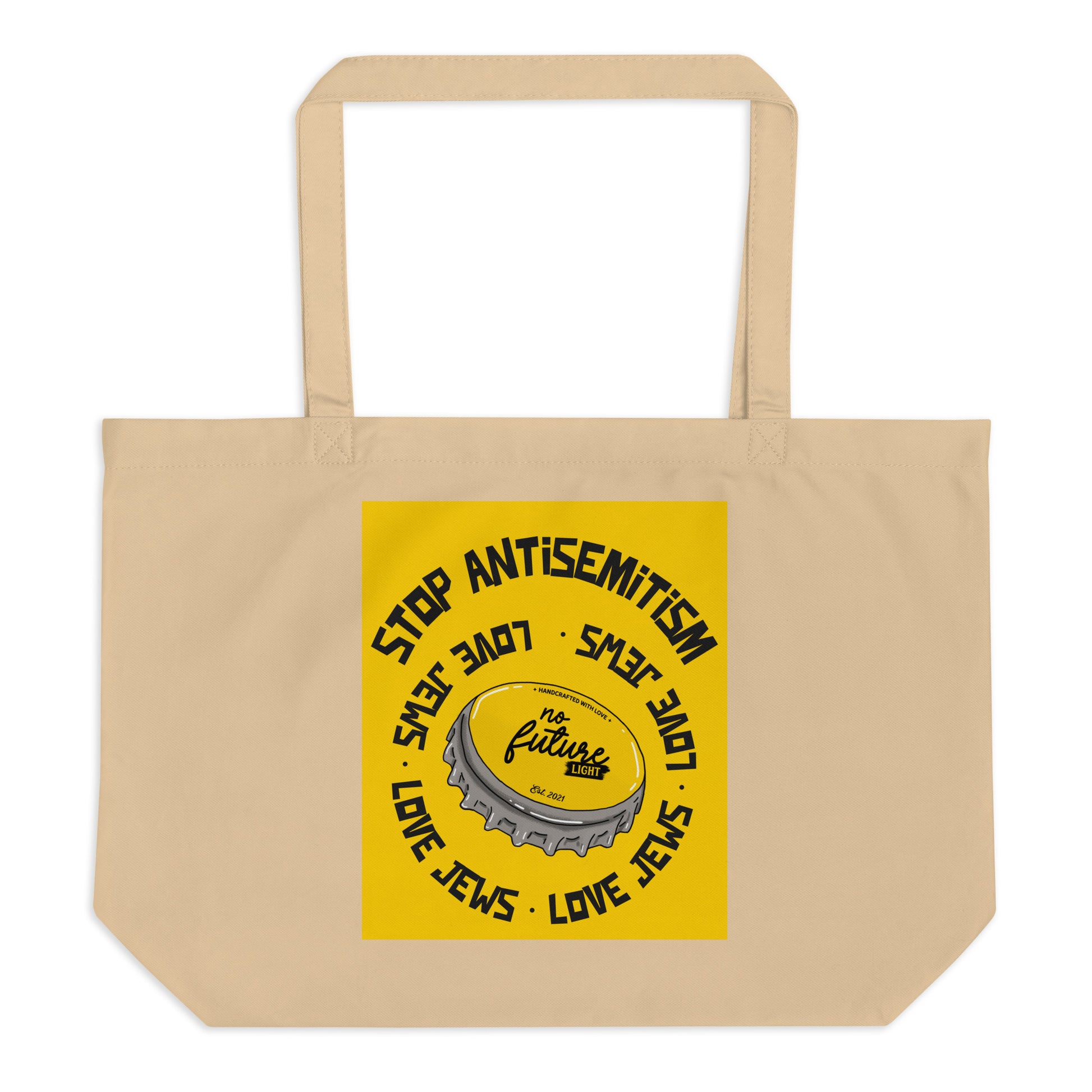 All In For Jews | Large Organic Tote Bag Jouparty