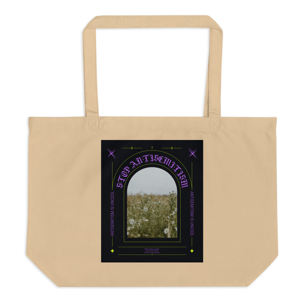 All In For Jews | Large Organic Tote Bag Jouparty