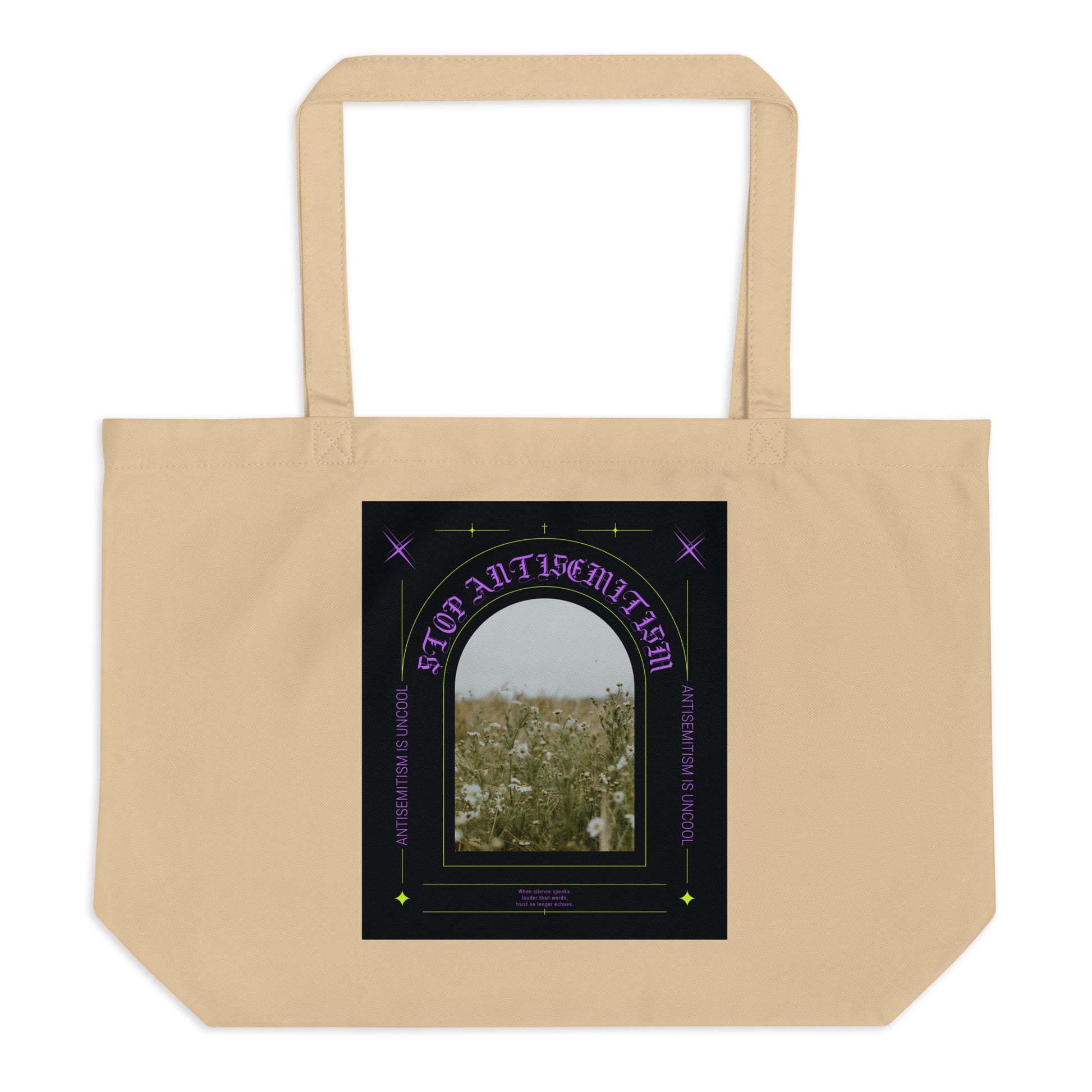 All In For Jews | Large Organic Tote Bag Jouparty