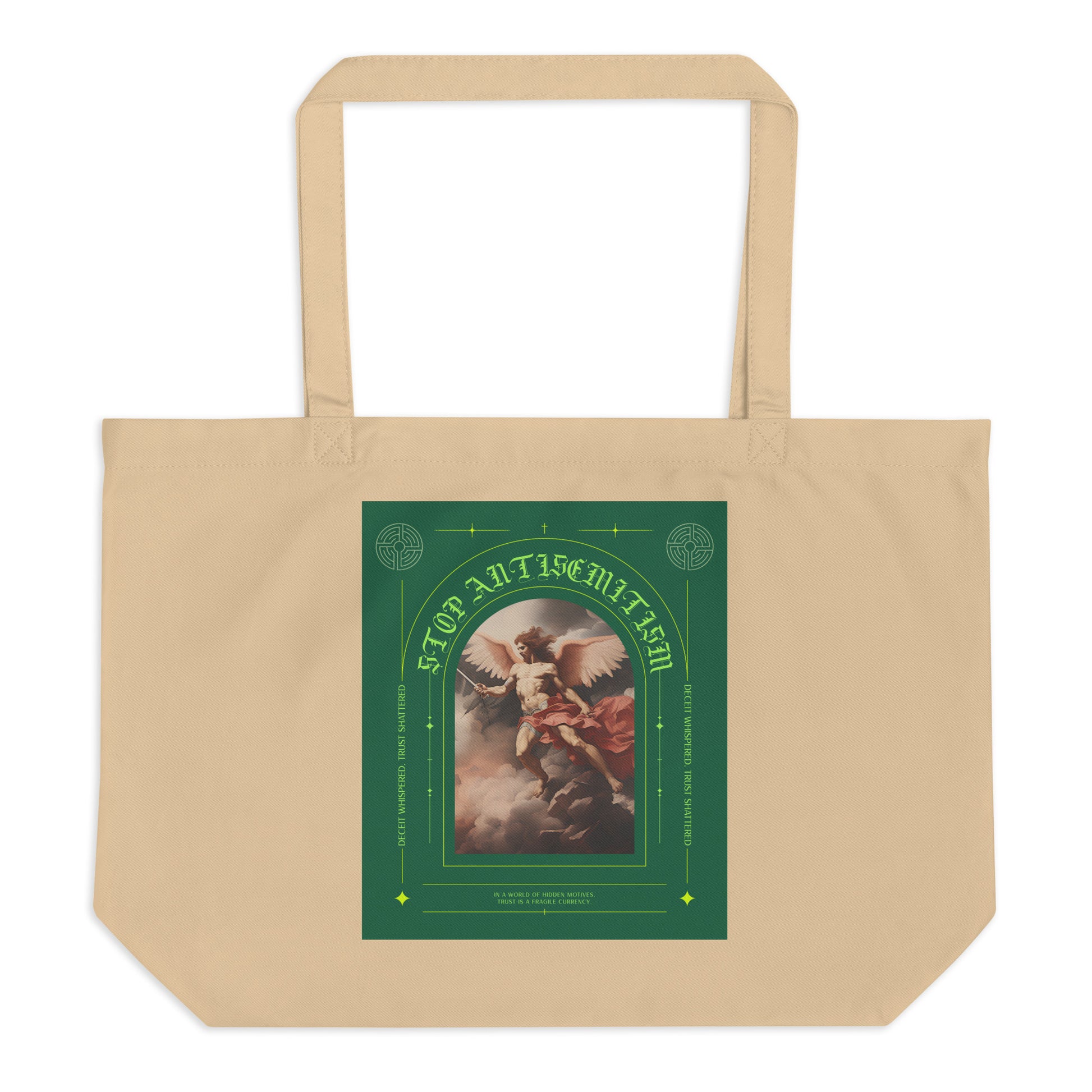 All In For Jews | Large Organic Tote Bag Jouparty