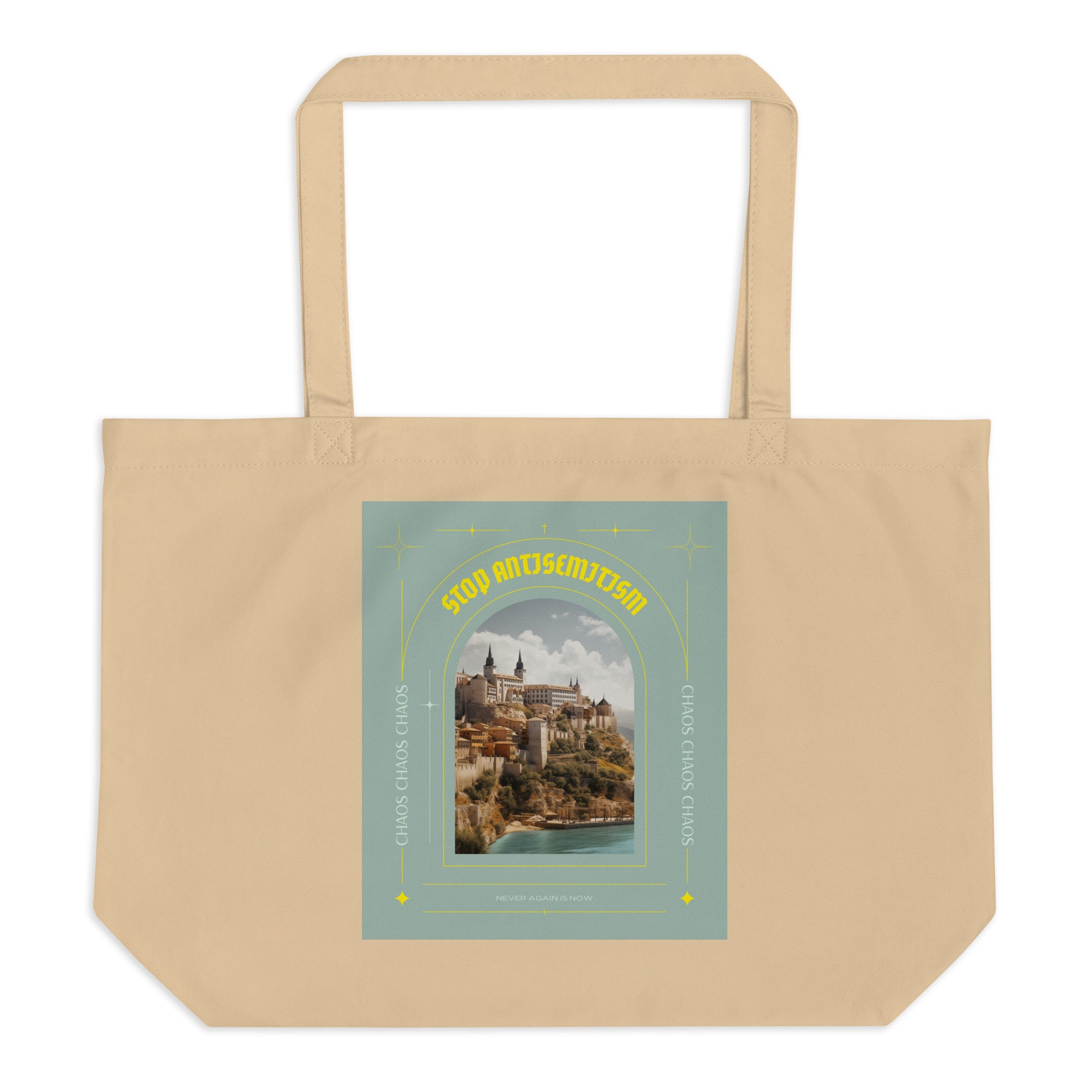 All In For Jews | Large Organic Tote Bag Jouparty