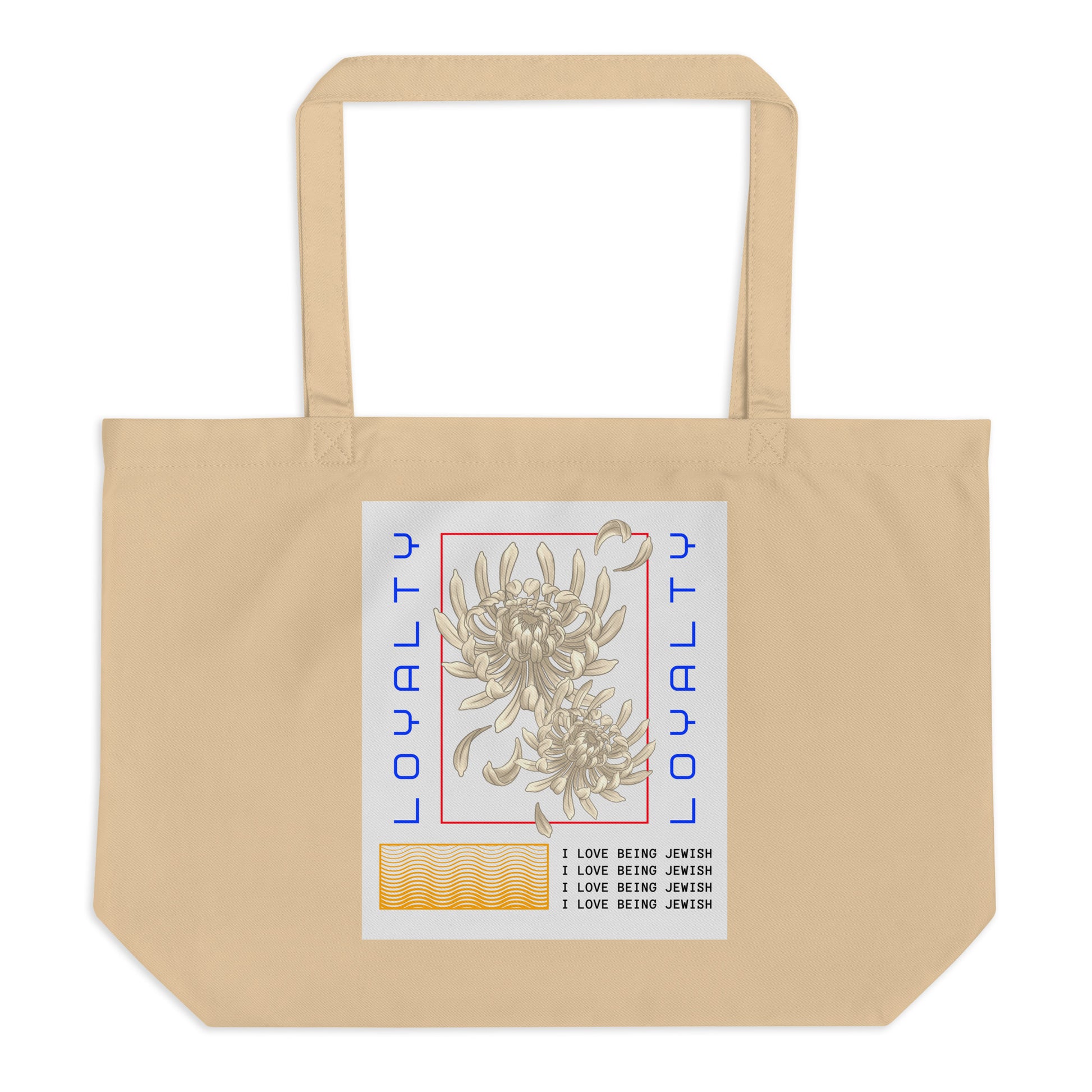 All In For Jews | Large Organic Tote Bag Jouparty