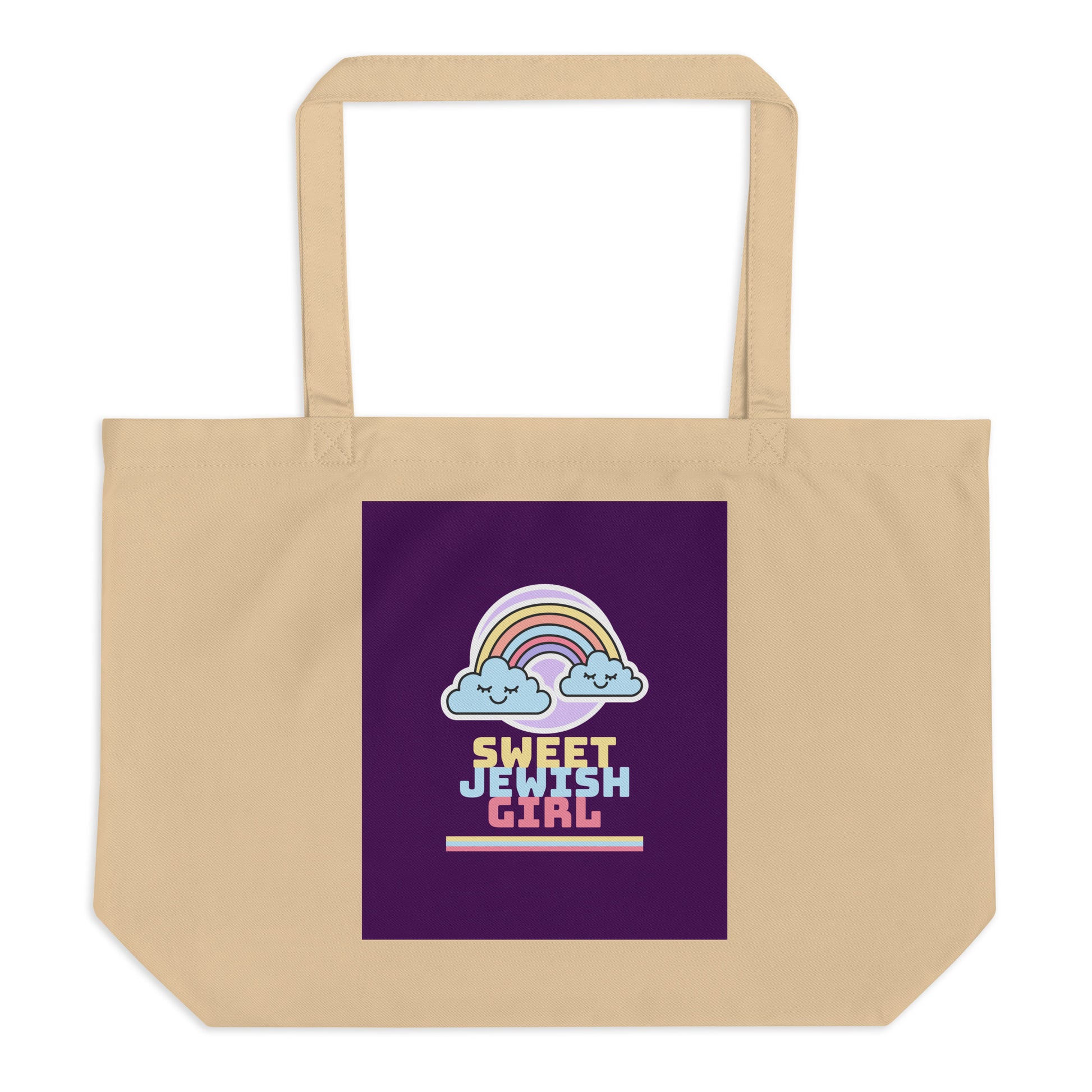 All In For Jews | Large Organic Tote Bag Jouparty