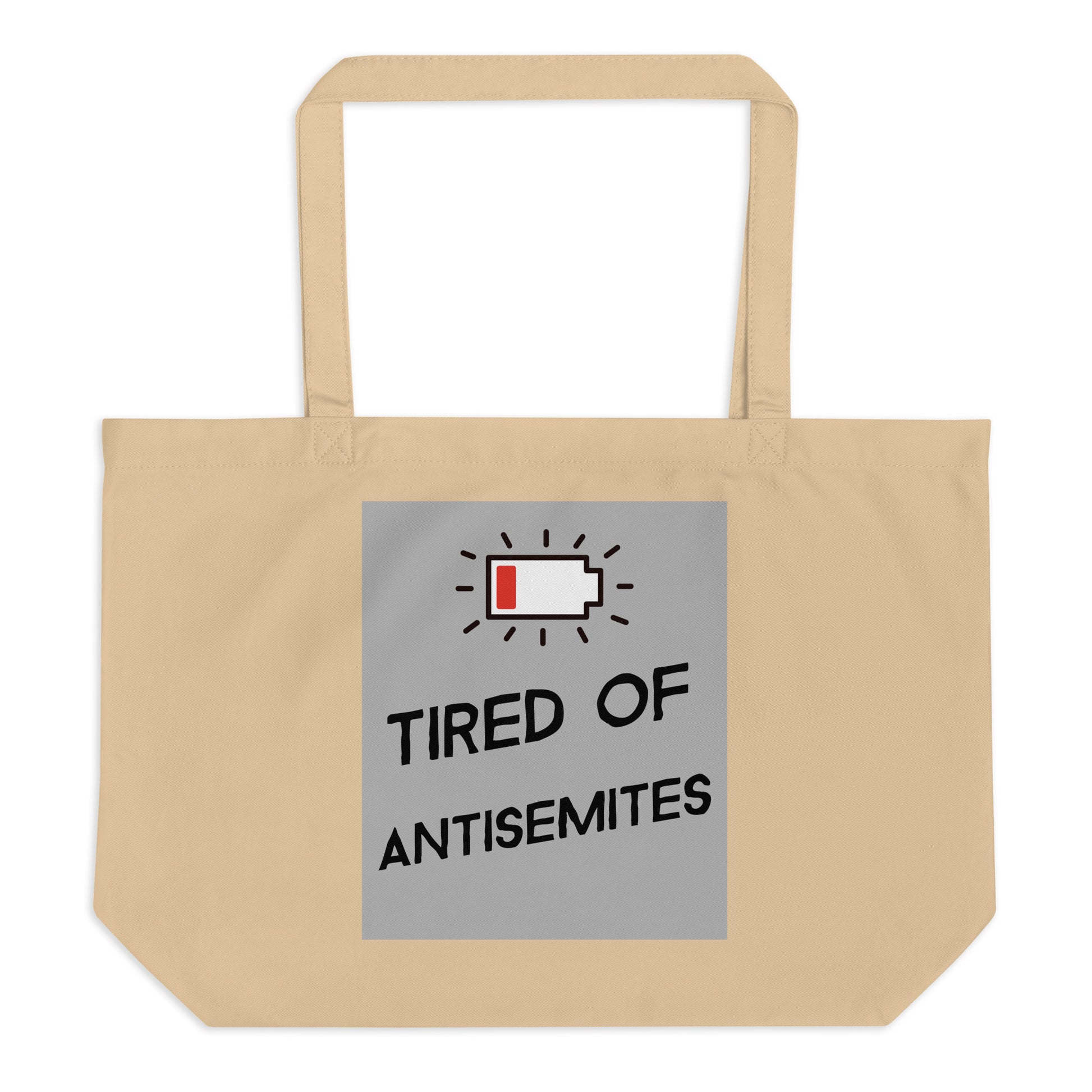 All In For Jews | Large Organic Tote Bag Jouparty