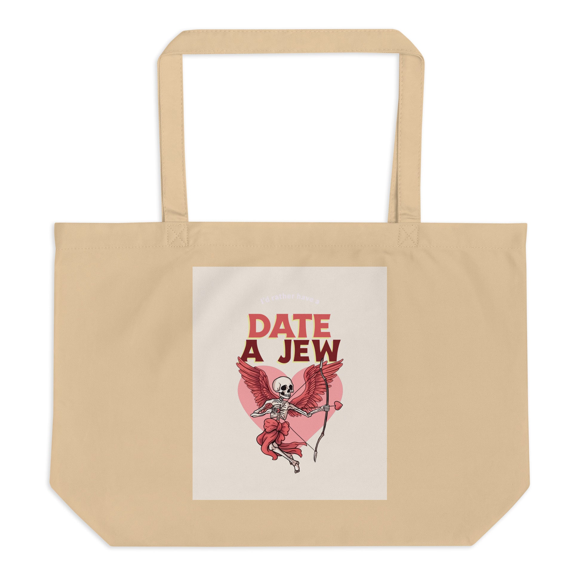 All In For Jews | Large Organic Tote Bag Jouparty