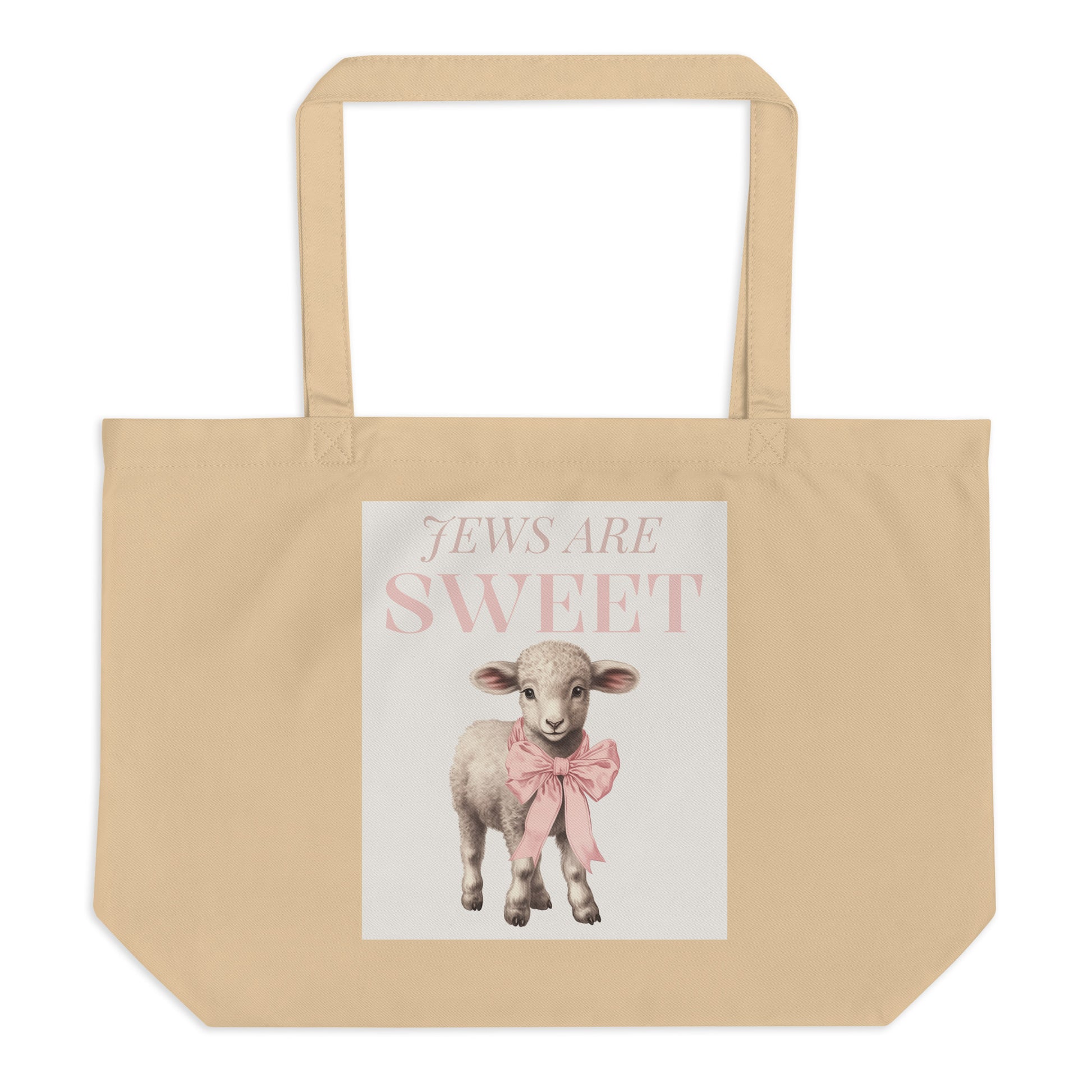 All In For Jews | Large Organic Tote Bag Jouparty