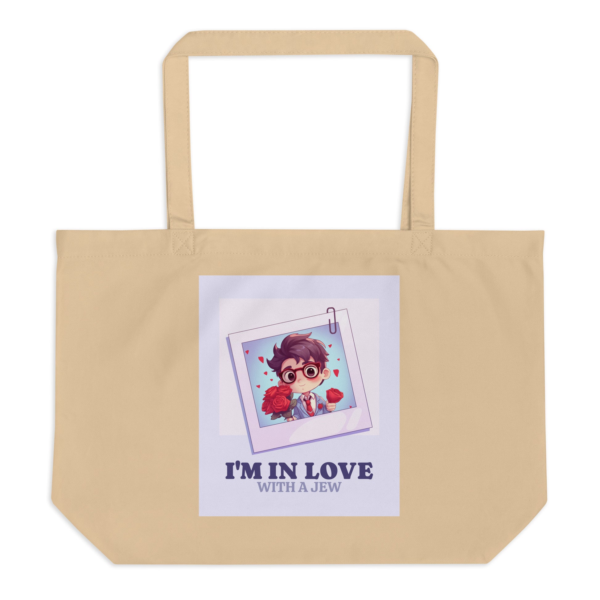 All In For Jews | Large Organic Tote Bag Jouparty