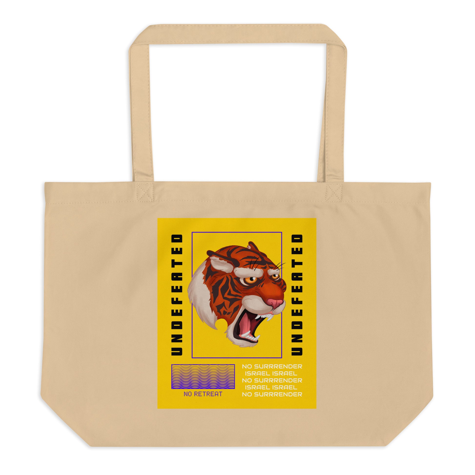 All In For Jews | Large Organic Tote Bag Jouparty