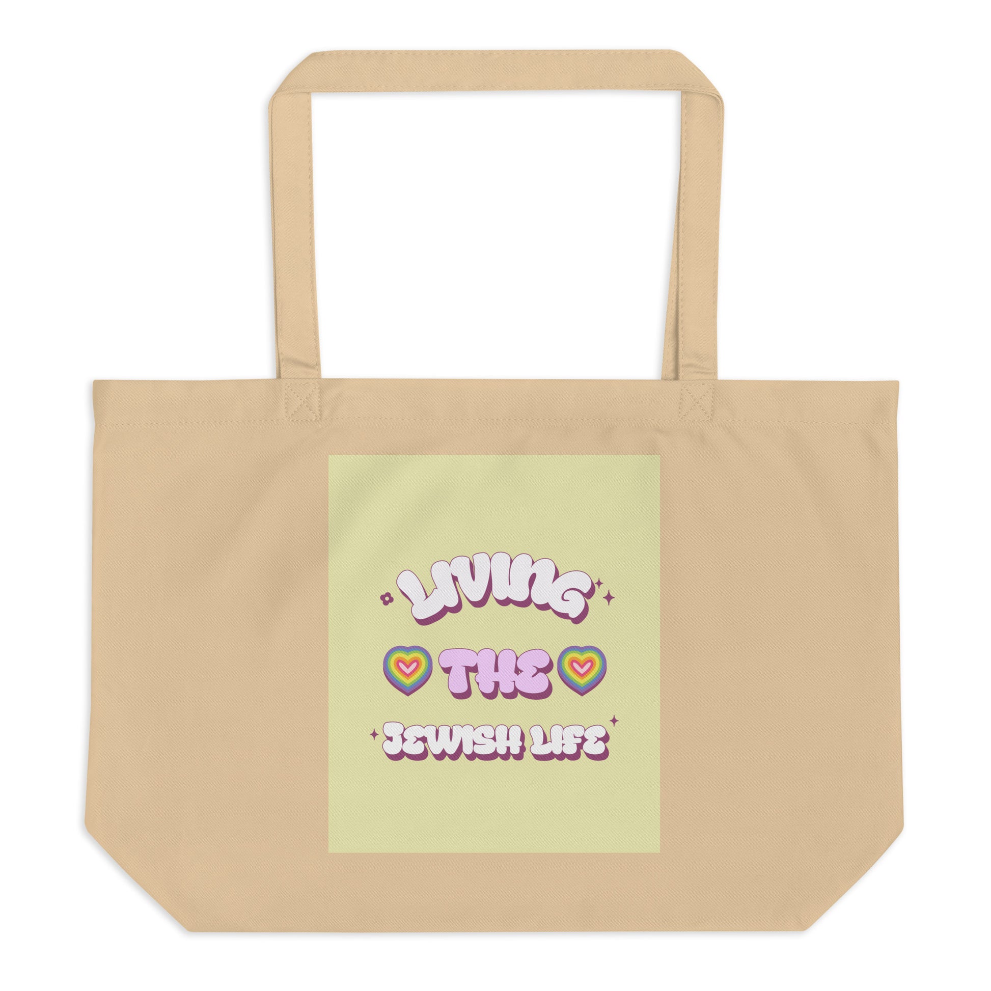 All In For Jews | Large Organic Tote Bag Jouparty