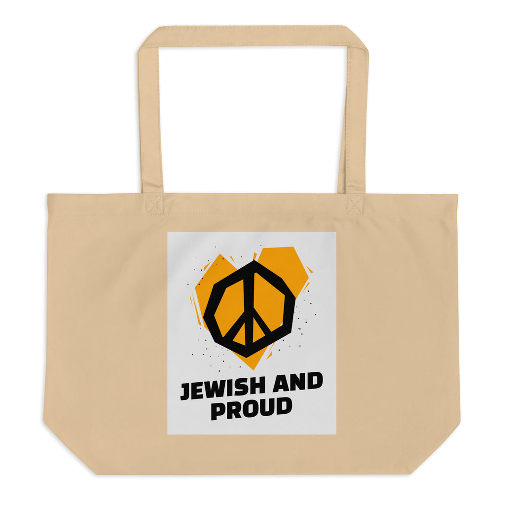 All In For Jews | Large Organic Tote Bag Jouparty