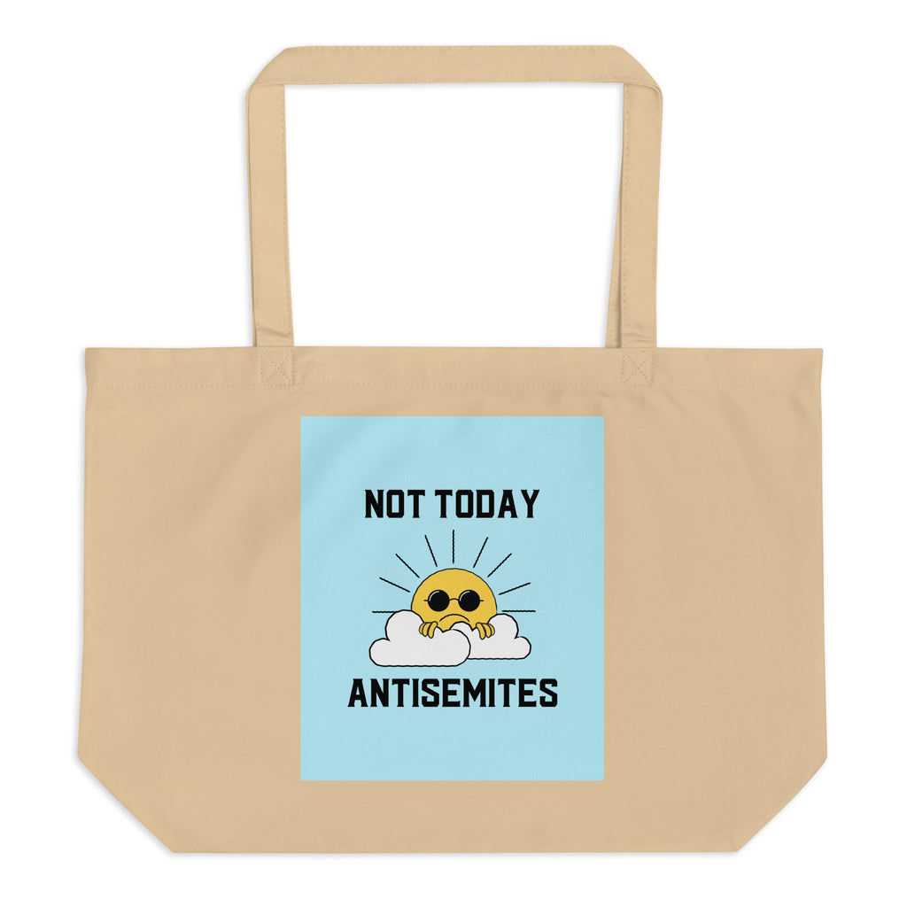 All In For Jews | Large Organic Tote Bag Jouparty