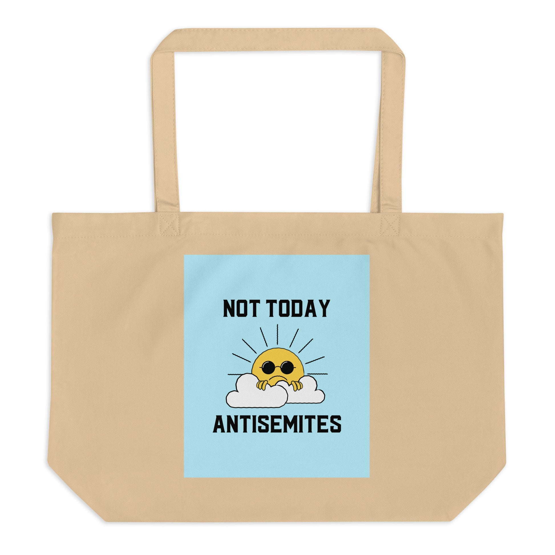 All In For Jews | Large Organic Tote Bag Jouparty