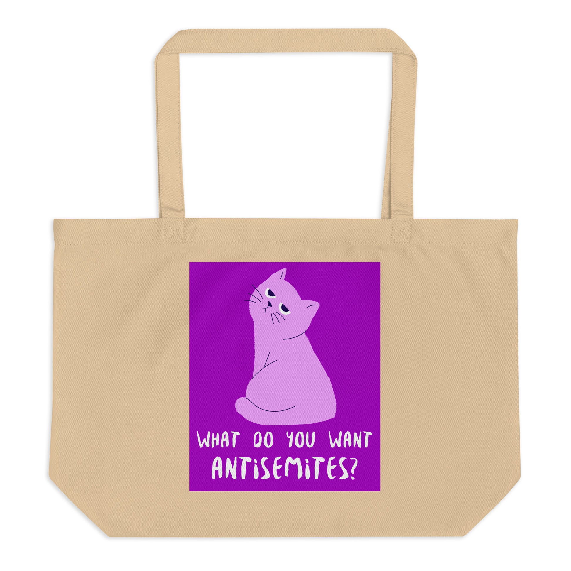 All In For Jews | Large Organic Tote Bag Jouparty