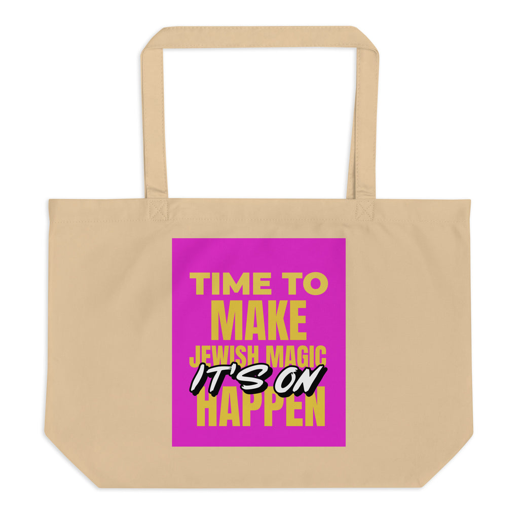 All In For Jews | Large Organic Tote Bag Jouparty