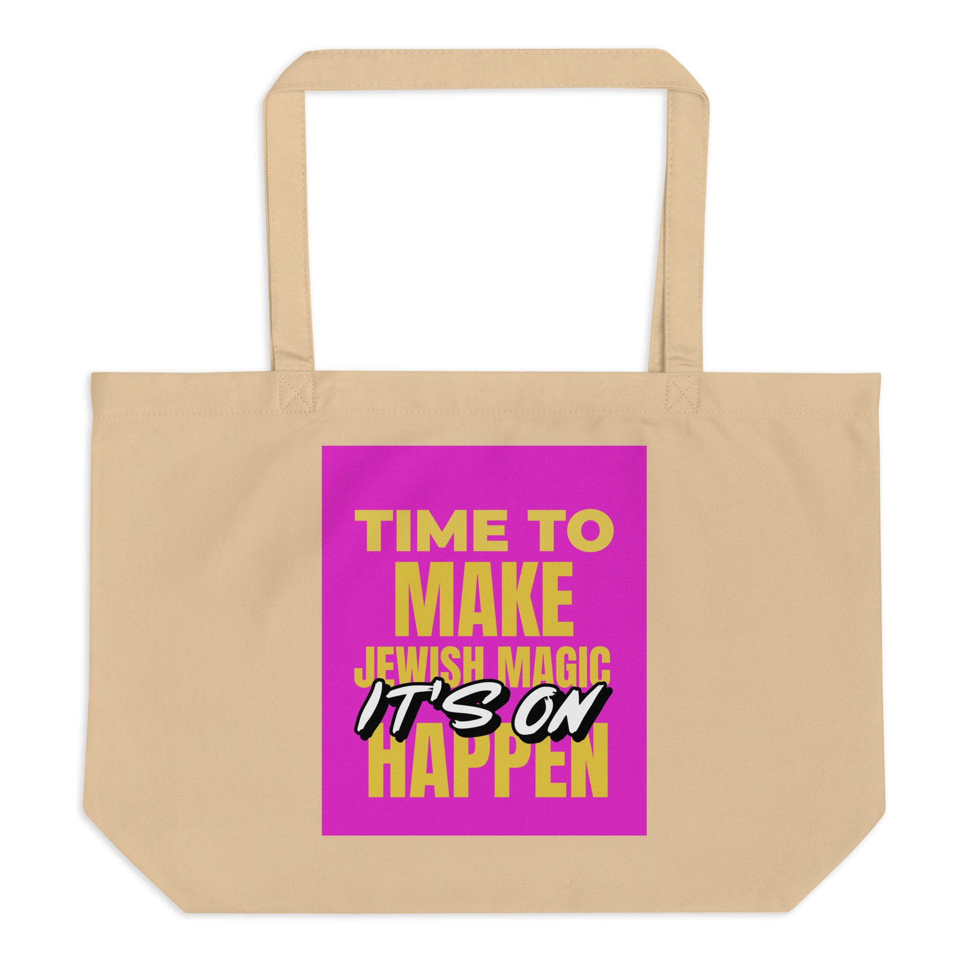 All In For Jews | Large Organic Tote Bag Jouparty