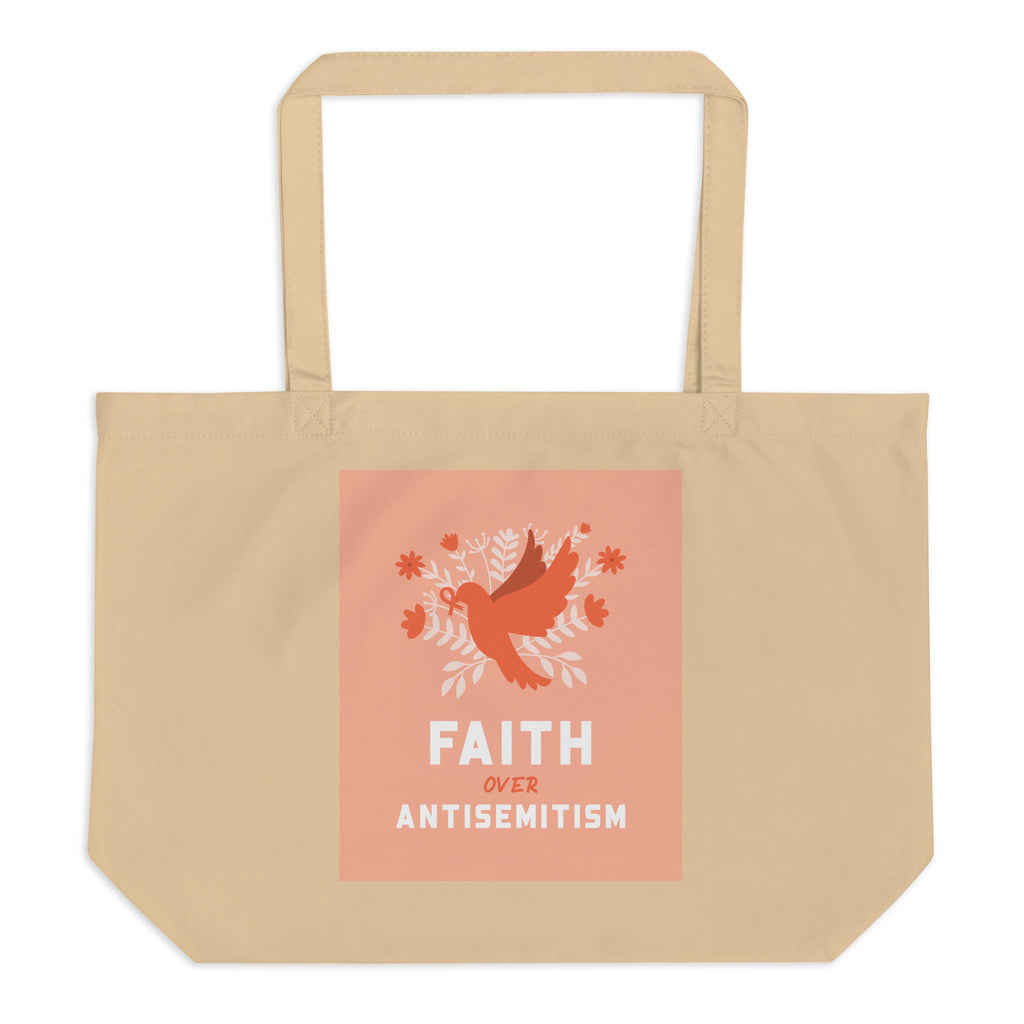 All In For Jews | Large Organic Tote Bag Jouparty
