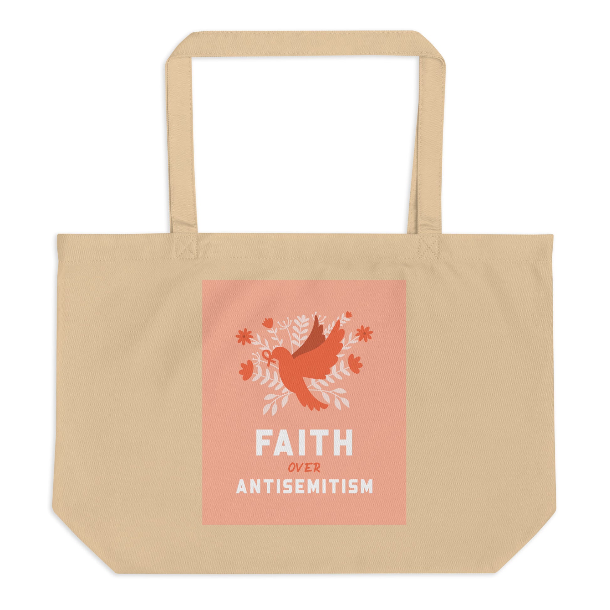 All In For Jews | Large Organic Tote Bag Jouparty