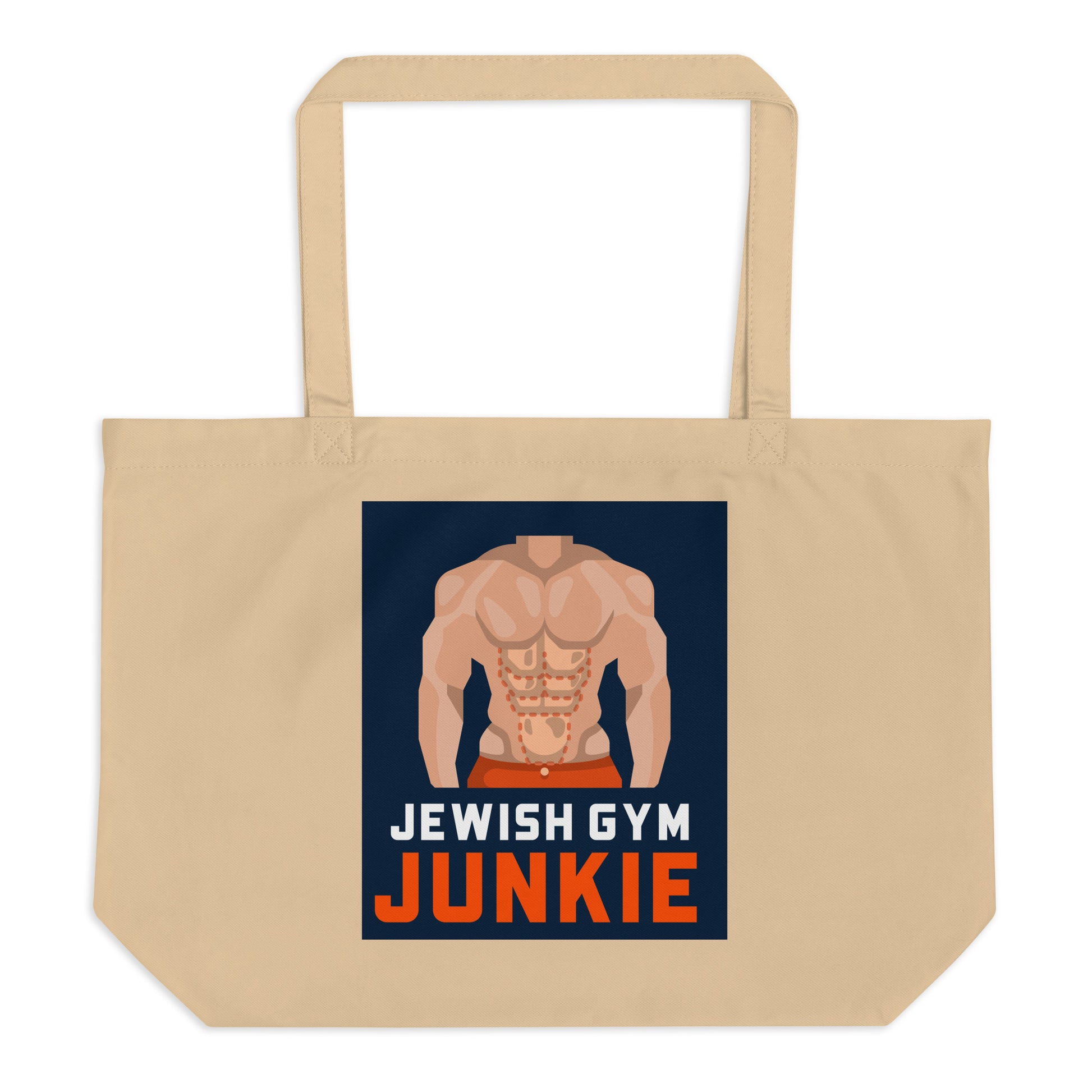 All In For Jews | Large Organic Tote Bag Jouparty