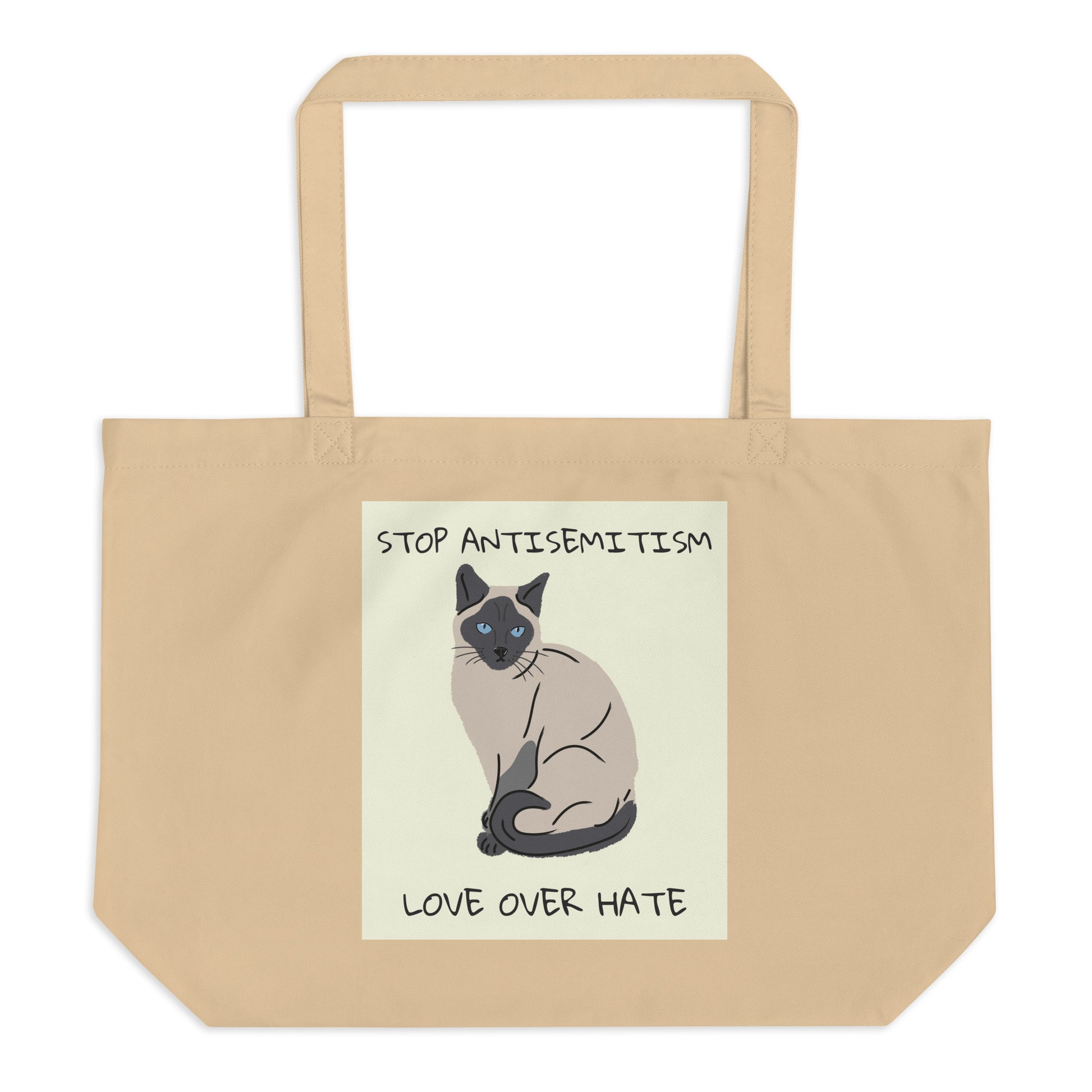All In For Jews | Large Organic Tote Bag Jouparty
