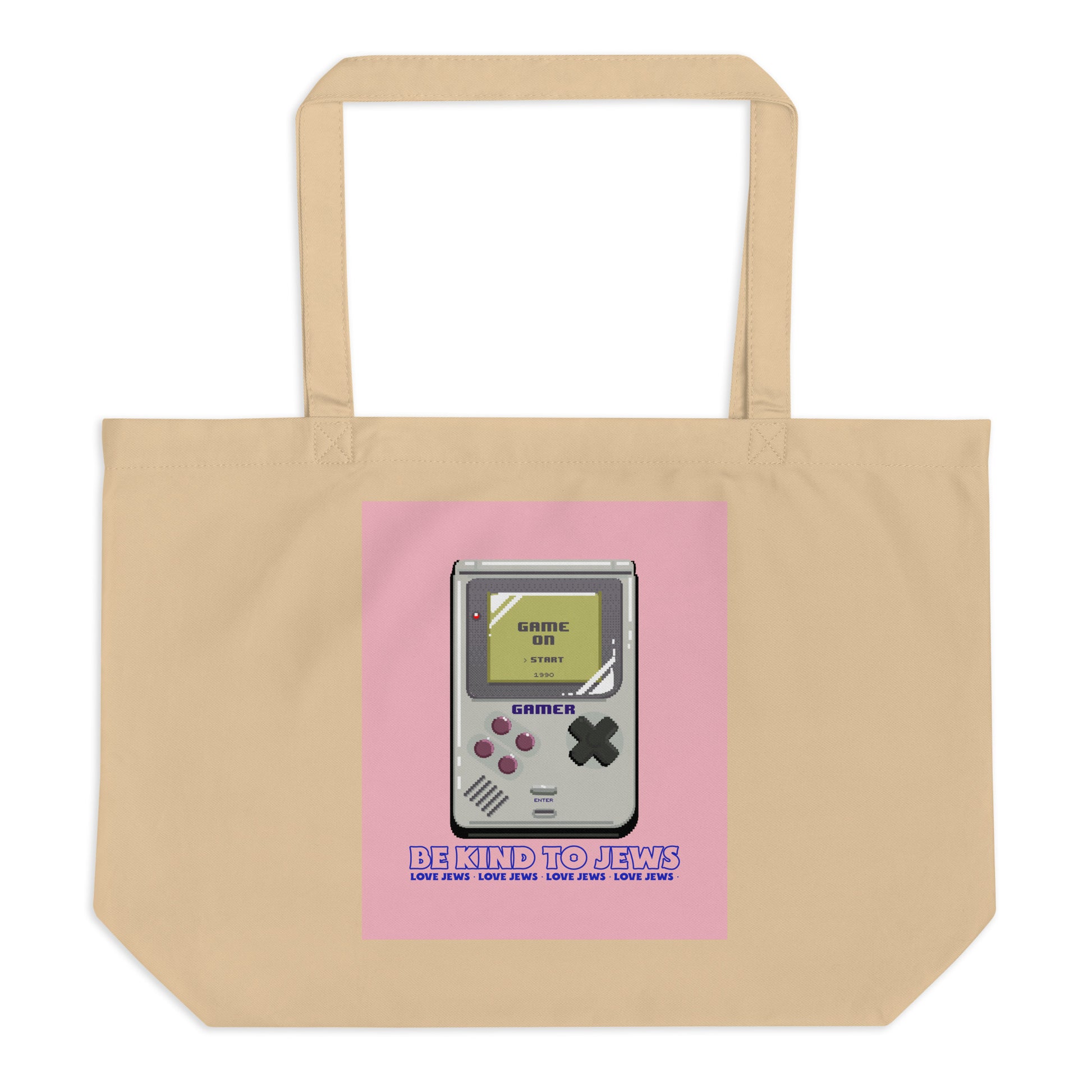 All In For Jews | Large Organic Tote Bag Jouparty