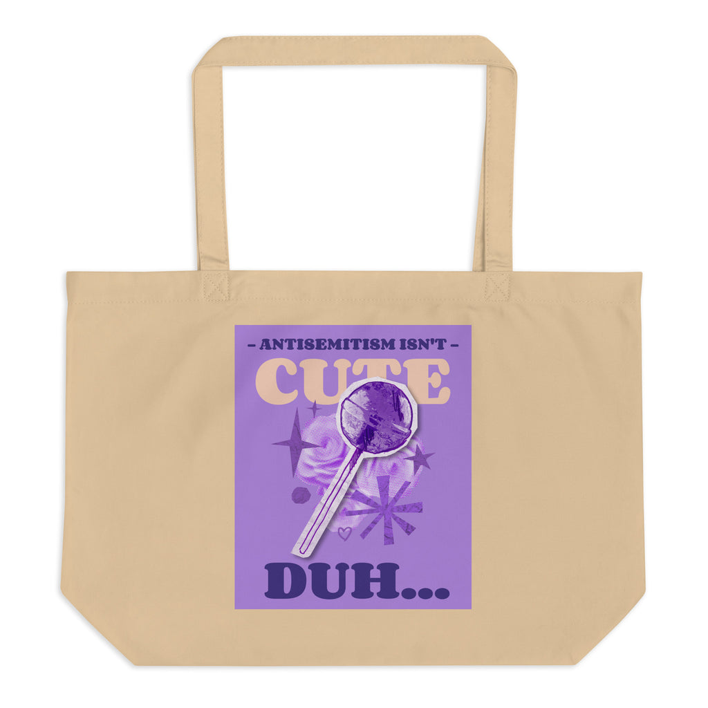 All In For Jews | Large Organic Tote Bag Jouparty