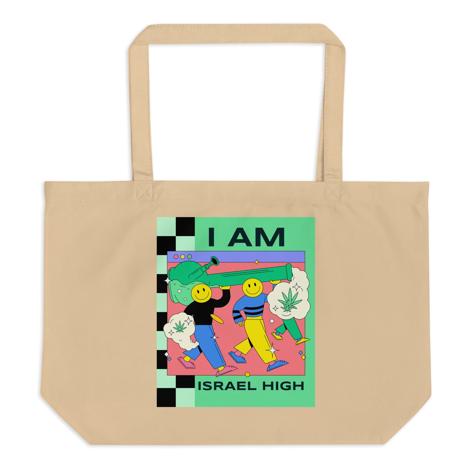 Am Israel High | Large Organic Tote Bag